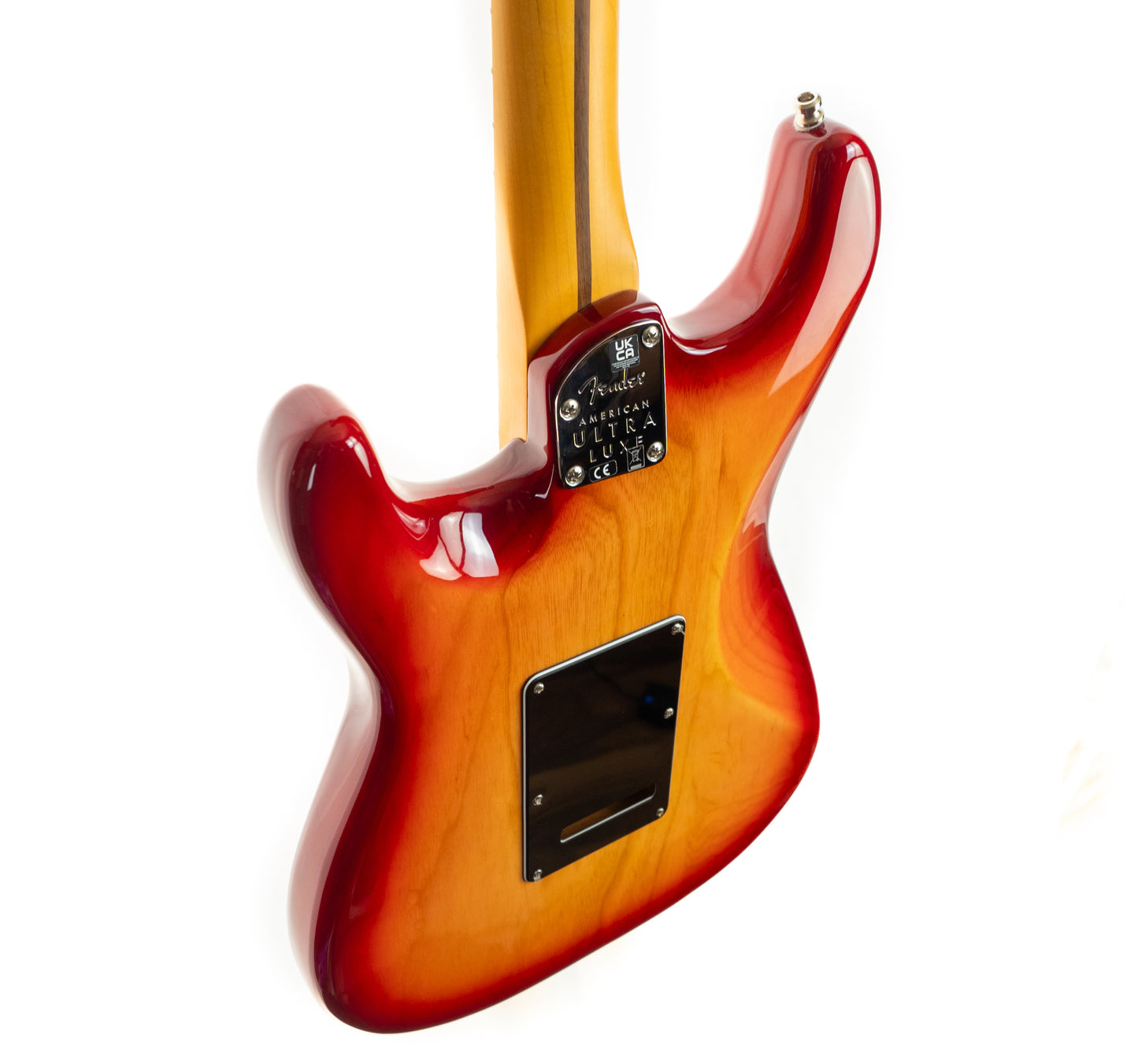 Fender Ultra Luxe Stratocaster maple fingerboard, plasma red burst w/OHSC electric guitar