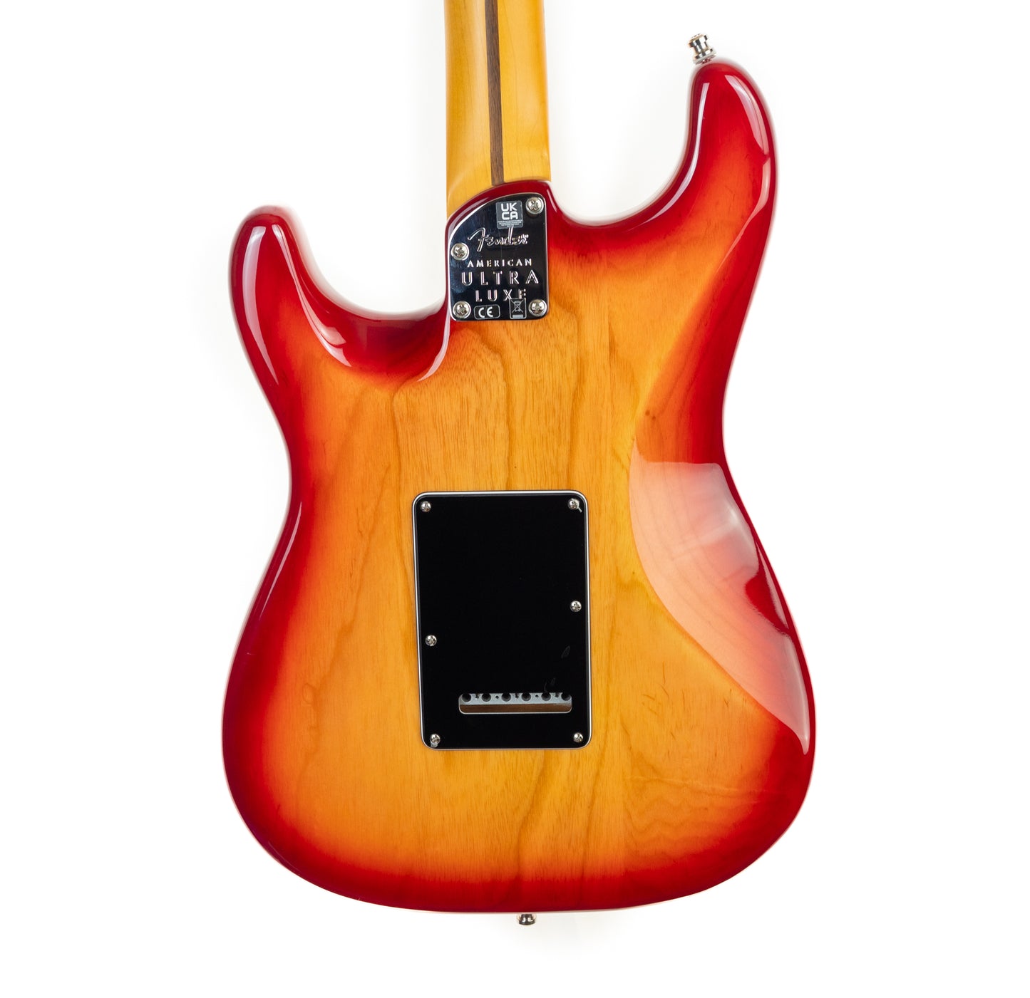 Fender Ultra Luxe Stratocaster maple fingerboard, plasma red burst w/OHSC electric guitar