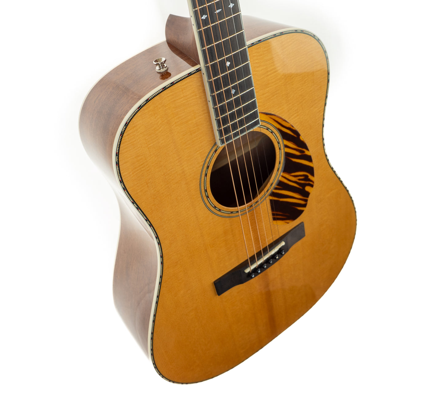 Fender PD-220E Dreadnought acoustic electric guitar, natural, with HSC