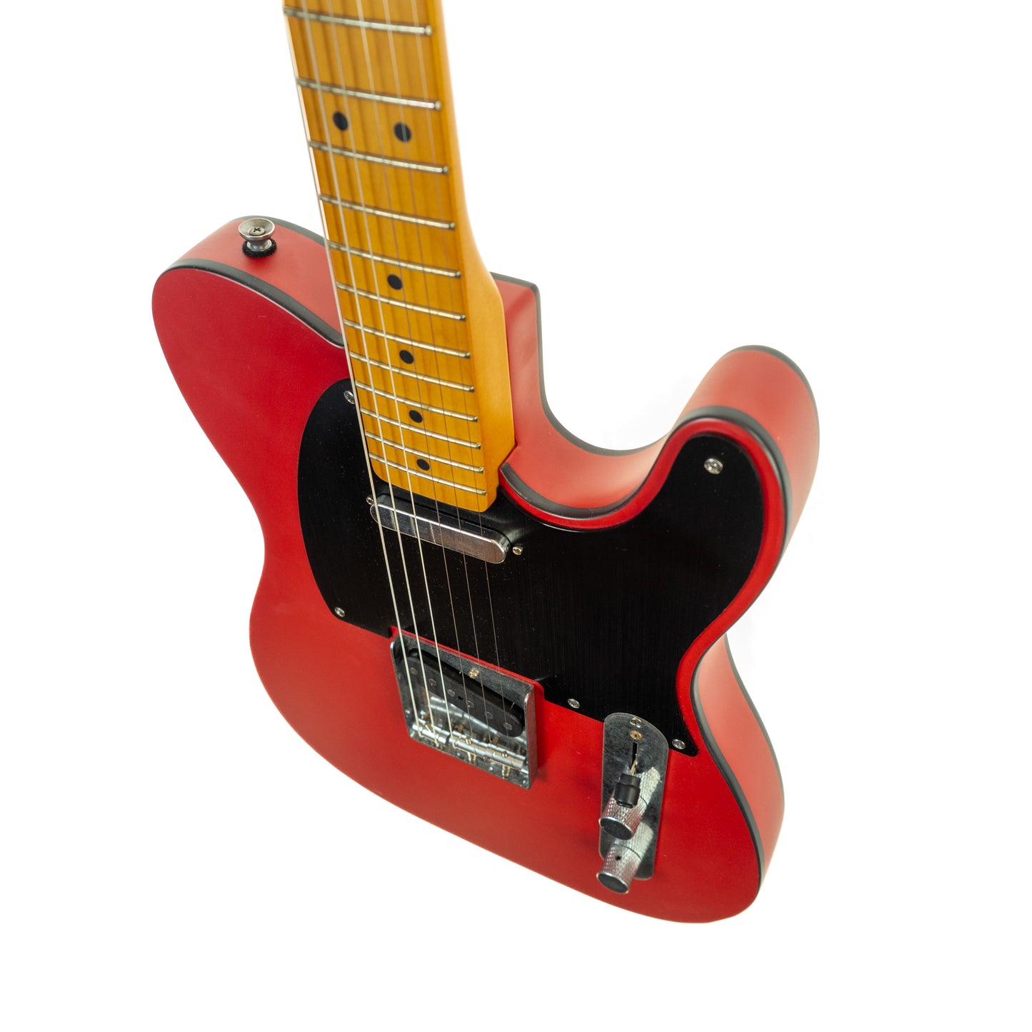 Squier 40th Anniversary Telecaster, maple neck, satin Dakota red electric guitar