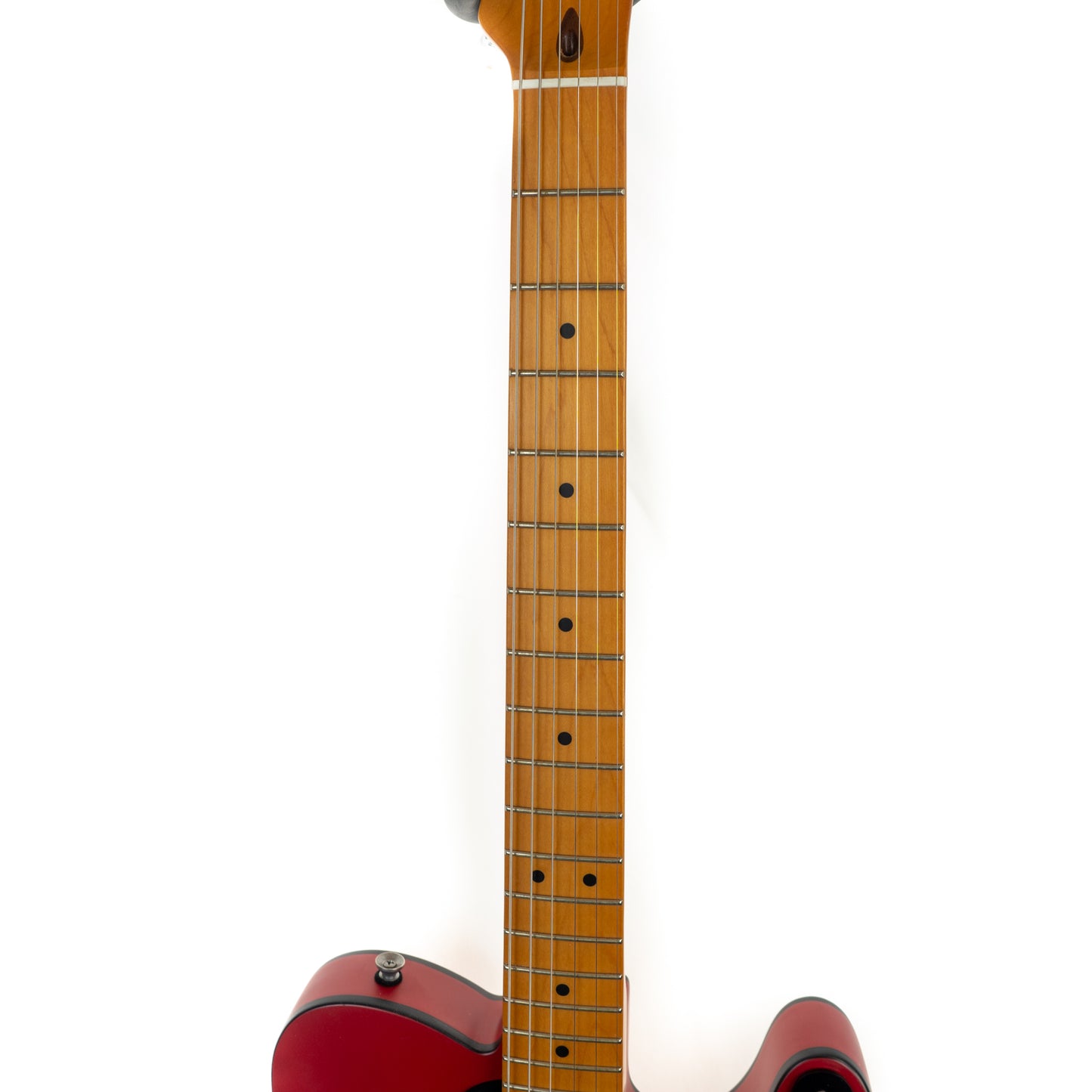 Squier 40th Anniversary Telecaster, maple neck, satin Dakota red electric guitar