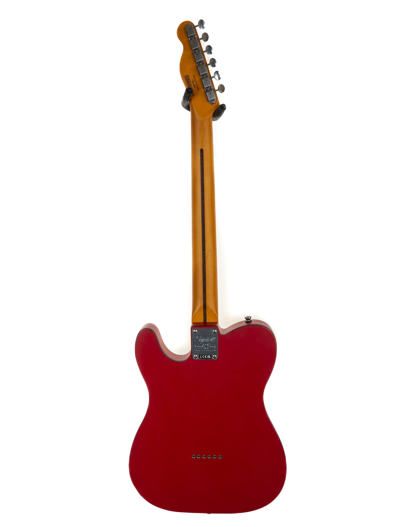 Squier 40th Anniversary Telecaster, maple neck, satin Dakota red electric guitar