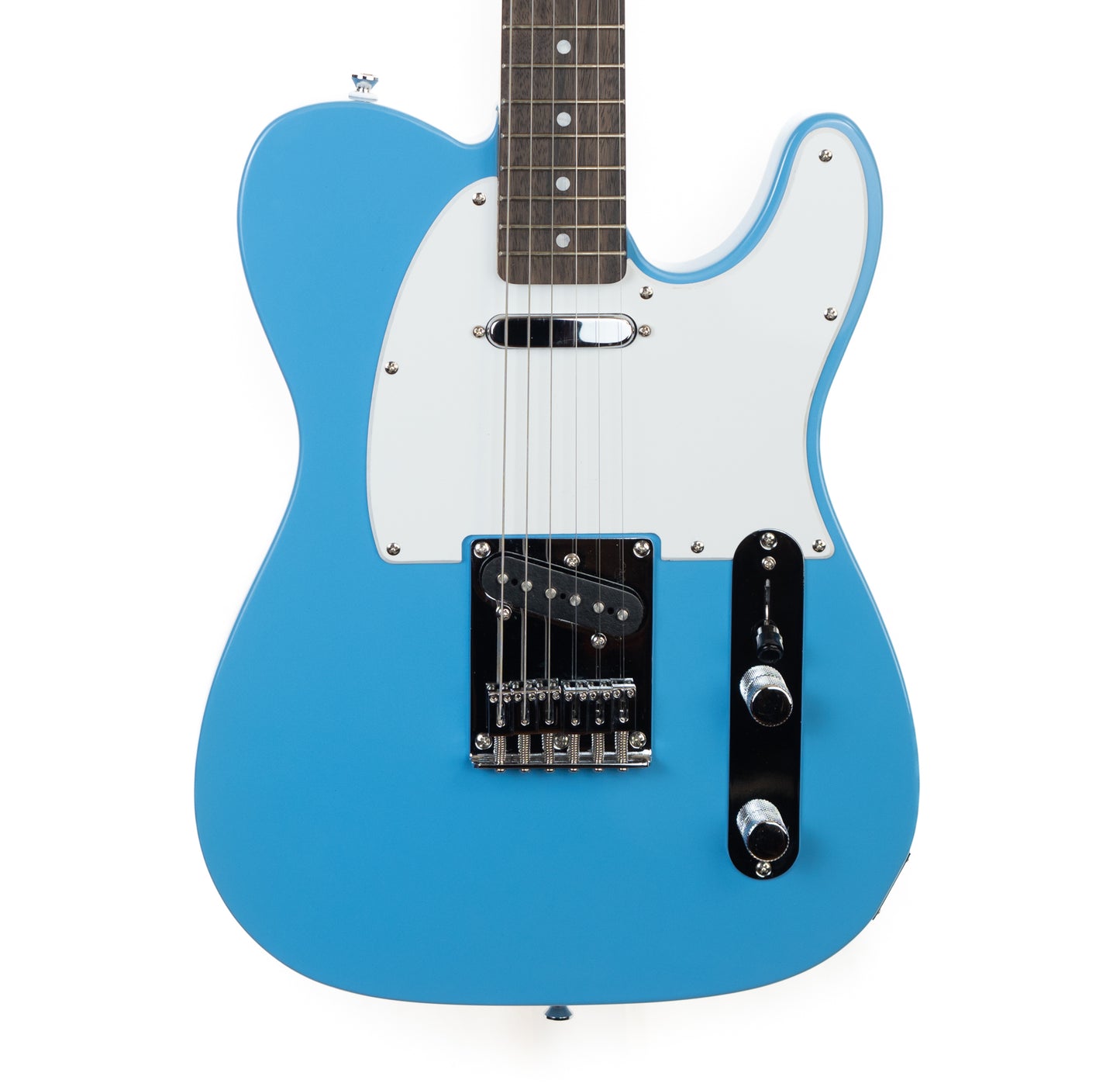 Squier Sonic Telecaster, white pick guard, California Blue - pro repairs electric guitar