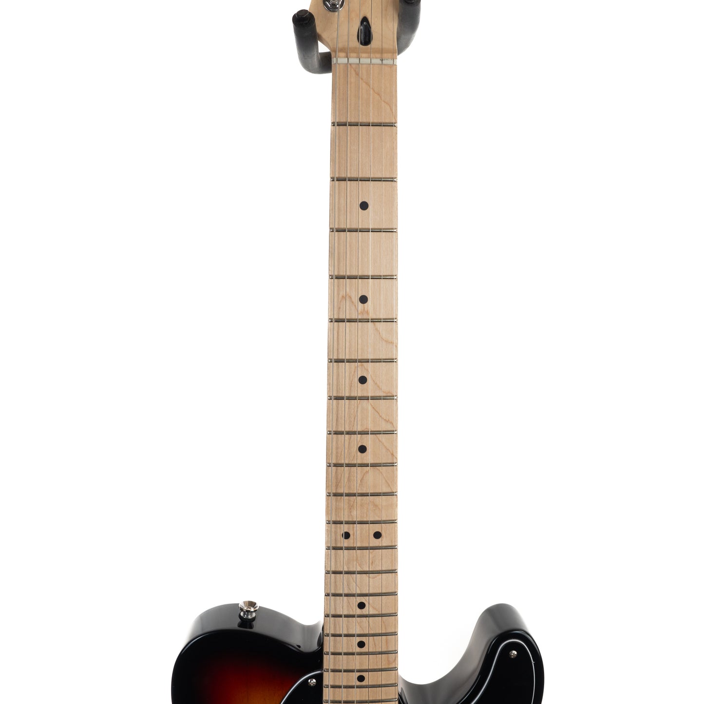 Squier Affinity Telecaster, maple neck, three tone sunburst, electric guitar