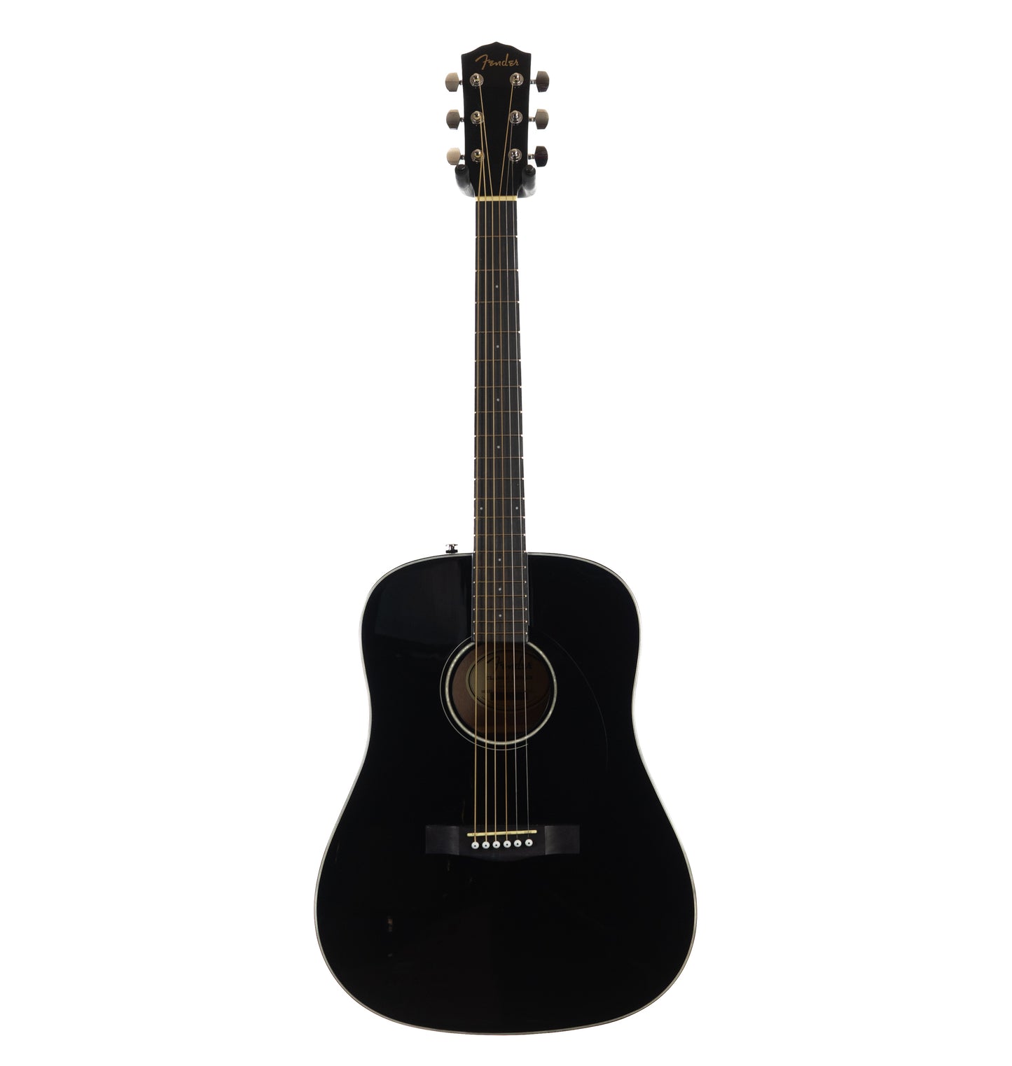 Fender CD-60S dreadnought gloss black acoustic guitar