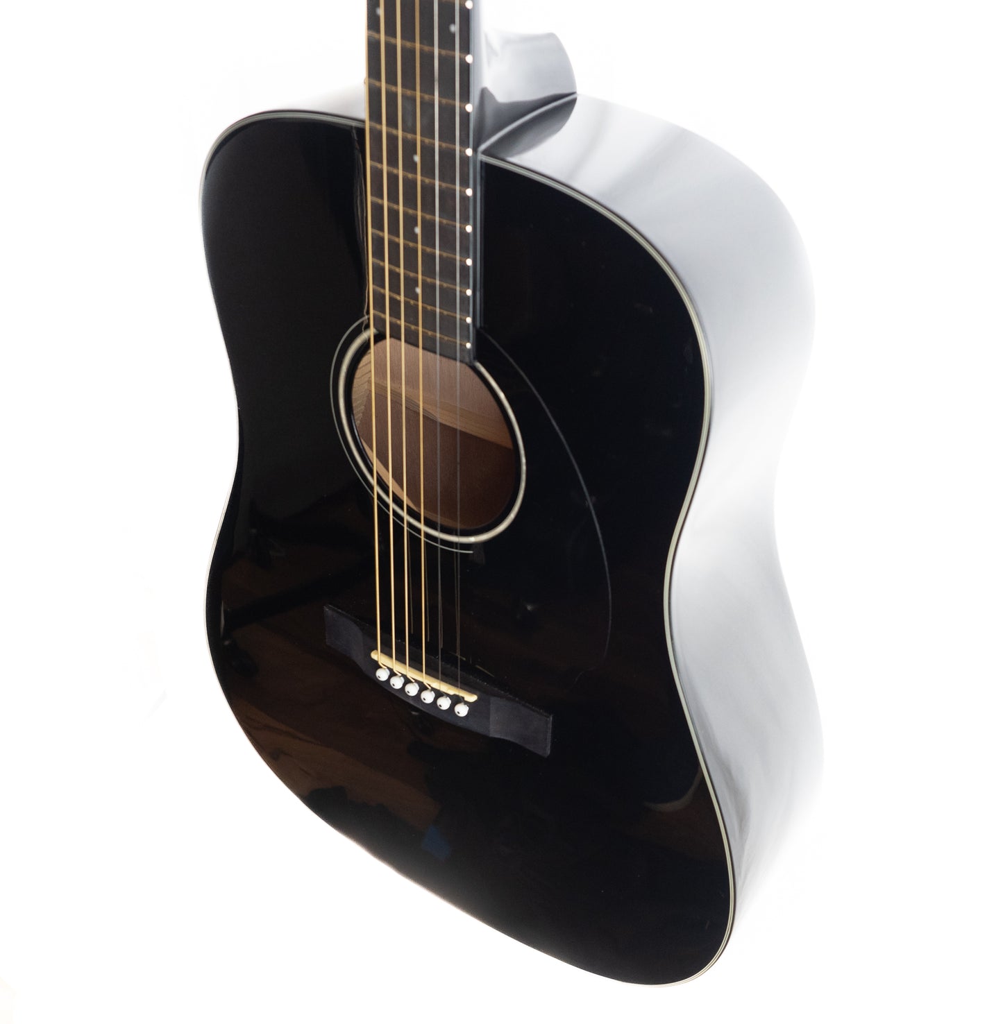 Fender CD-60S dreadnought gloss black acoustic guitar