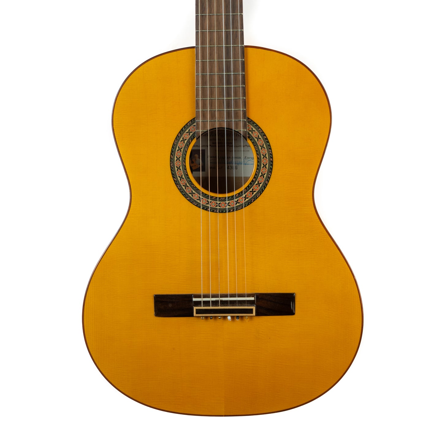 Manuel Rodriguez e Hijos C3F classical acoustic/electric guitar nylon string