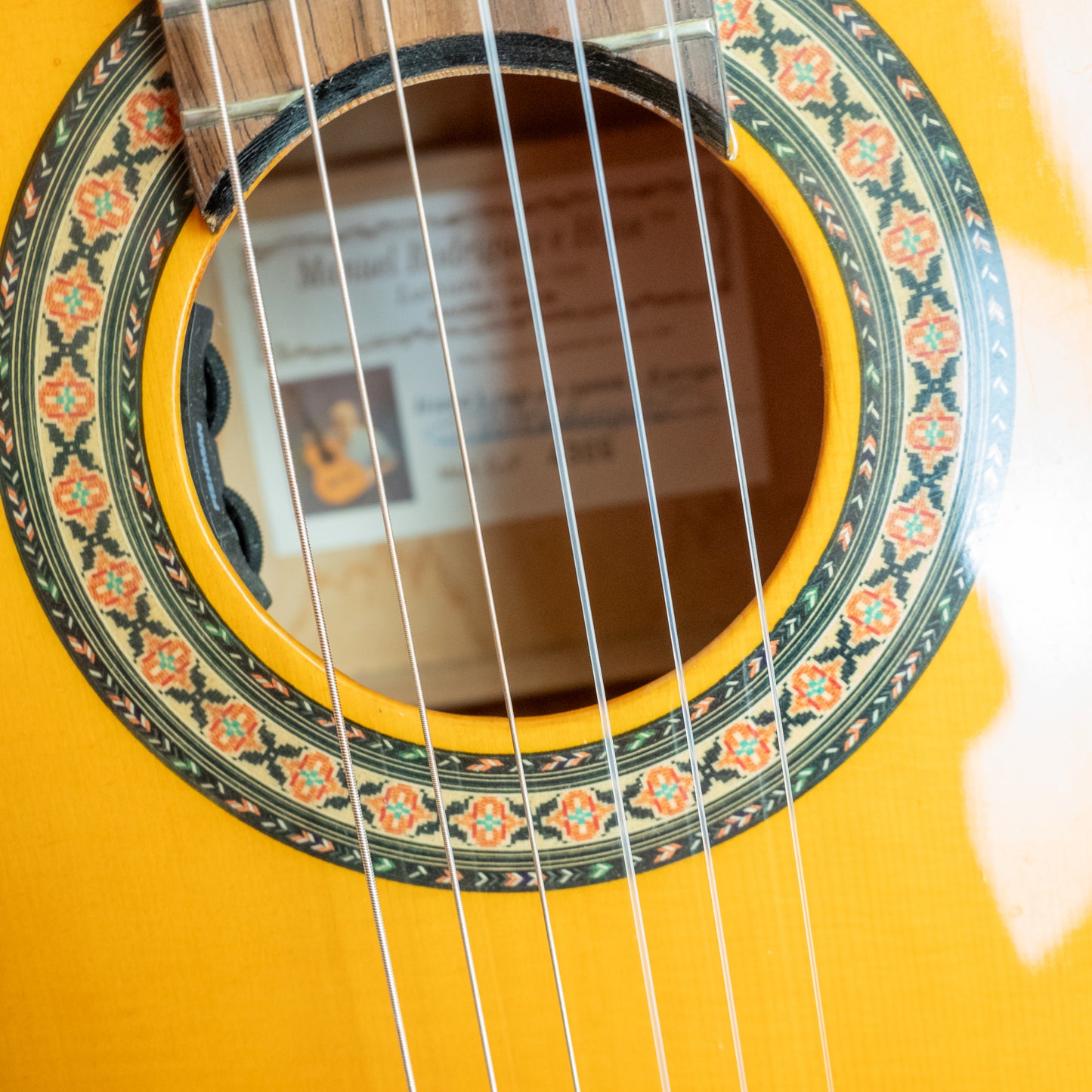 Manuel Rodriguez e Hijos C3F classical acoustic/electric guitar nylon string