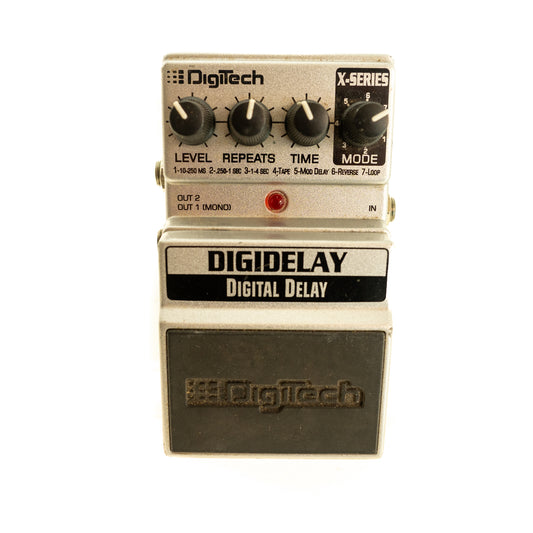 DIgitech XDD digital delay pedal with box and brochure.
