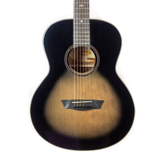 Washburn BTS9CH Bella Tono Novo S9 Studio Body Acoustic Guitar, Gloss Charcoal Burst