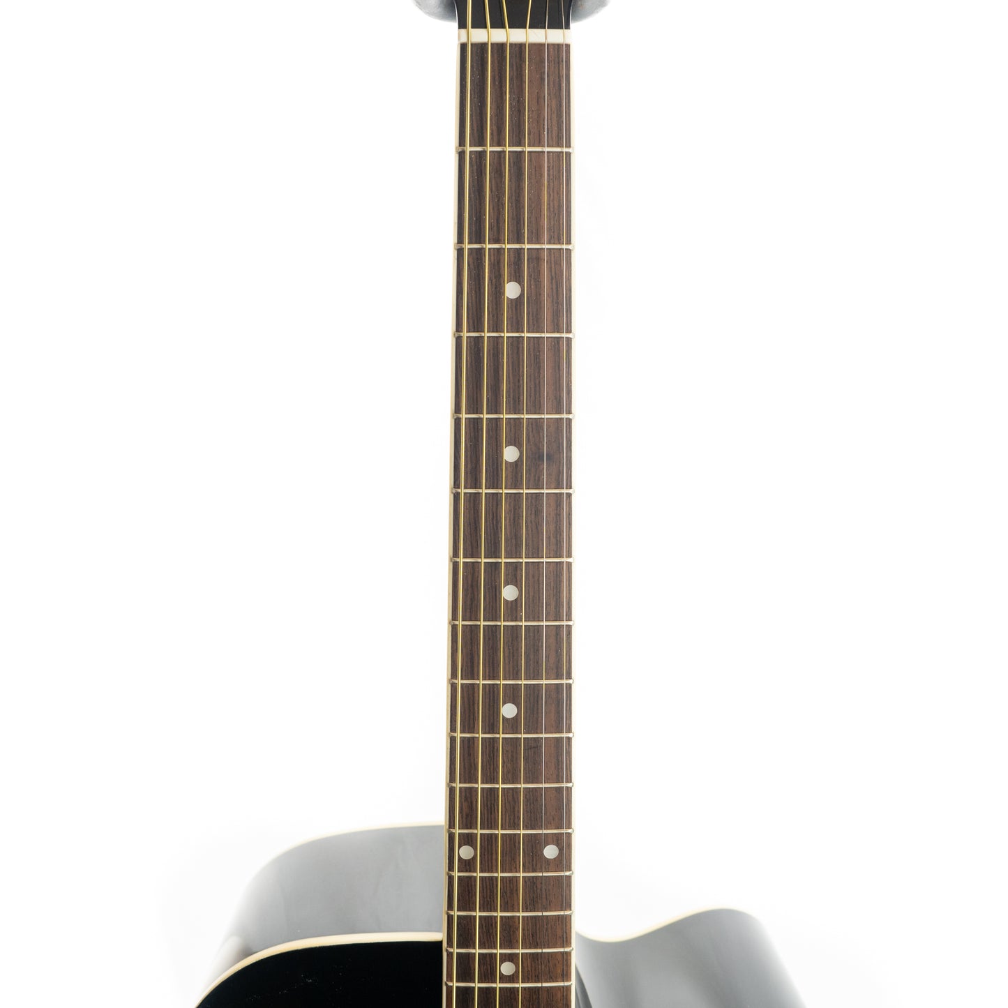 Washburn WA90CETB Dreadnought acoustic electric guitar, trans black