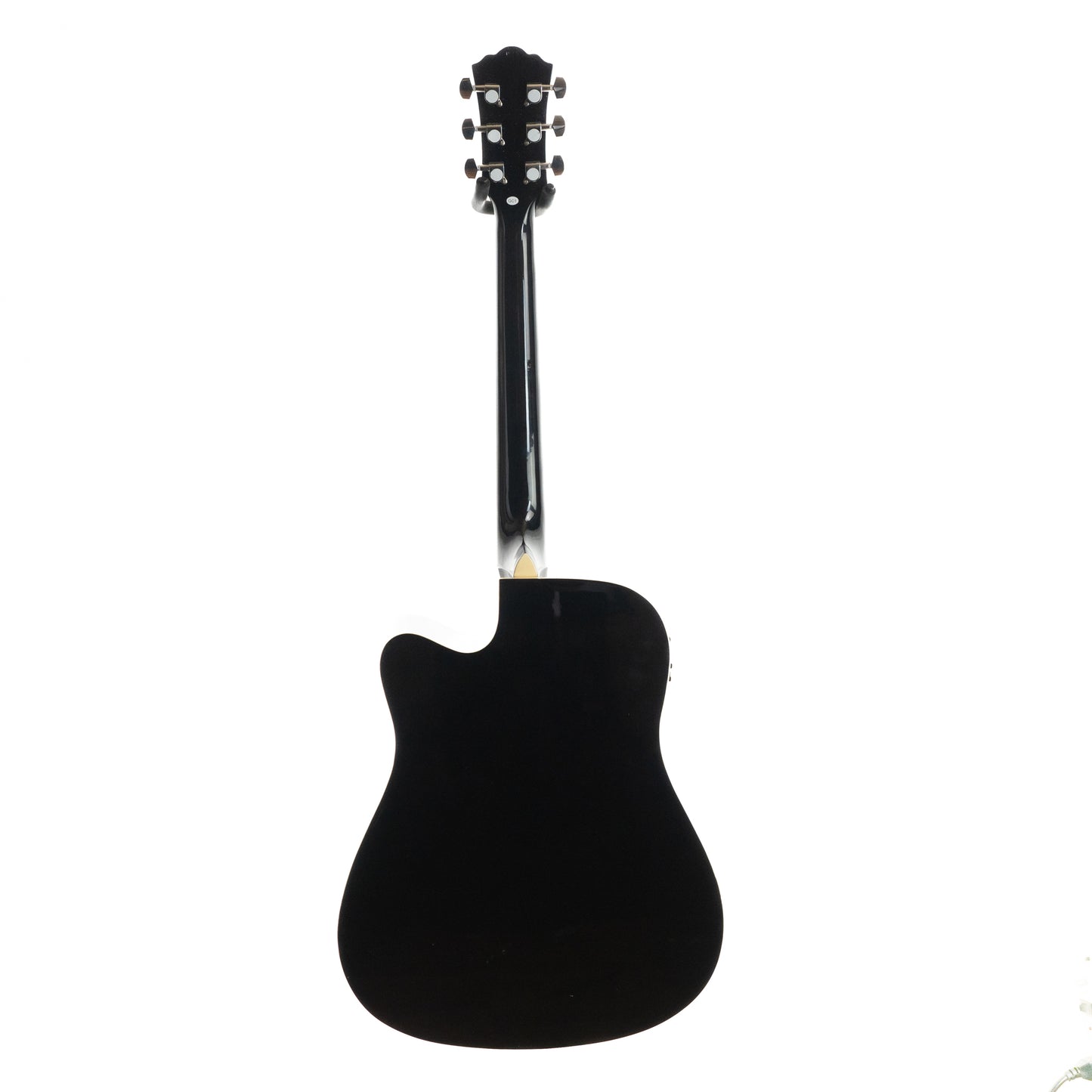 Washburn WA90CETB Dreadnought acoustic electric guitar, trans black