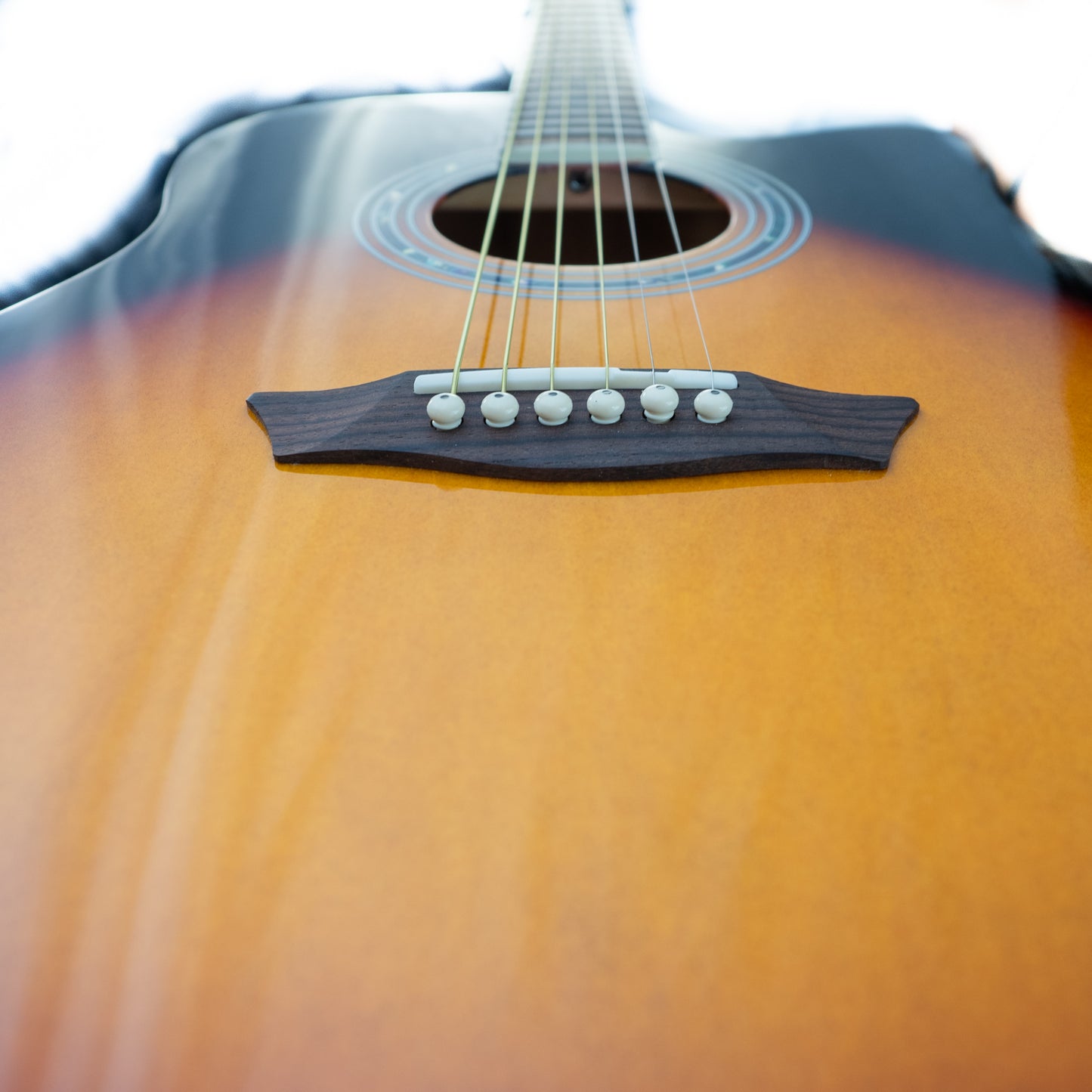 Washburn WA90CEVSB Dreadnought acoustic electric guitar, vintage sunburst