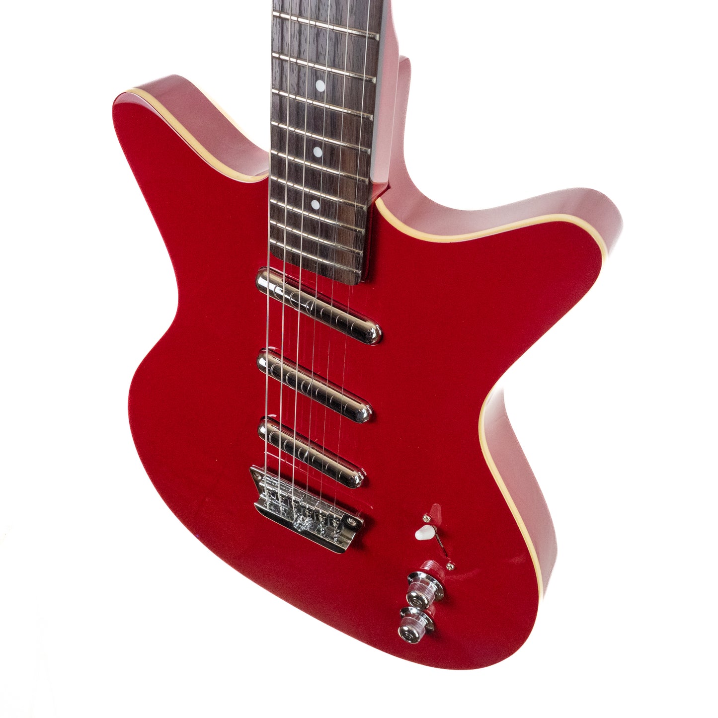 Danelectro 59 Triple Divine 3-lipstick pickup red only 6 lbs, 3 oz, new model!