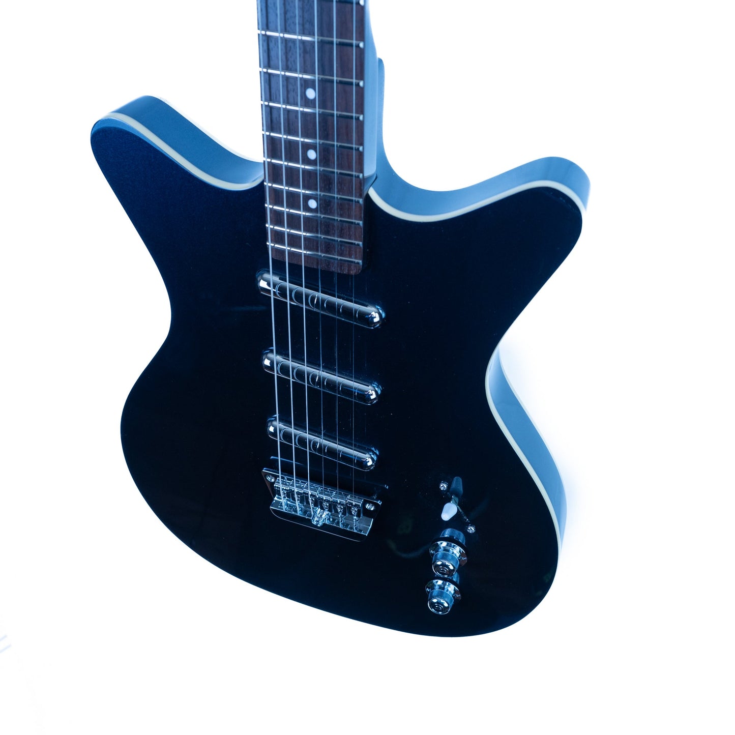 Danelectro 59 Triple Divine 3-lipstick pickup blue metallic only 6 lbs, 2 oz, new model!