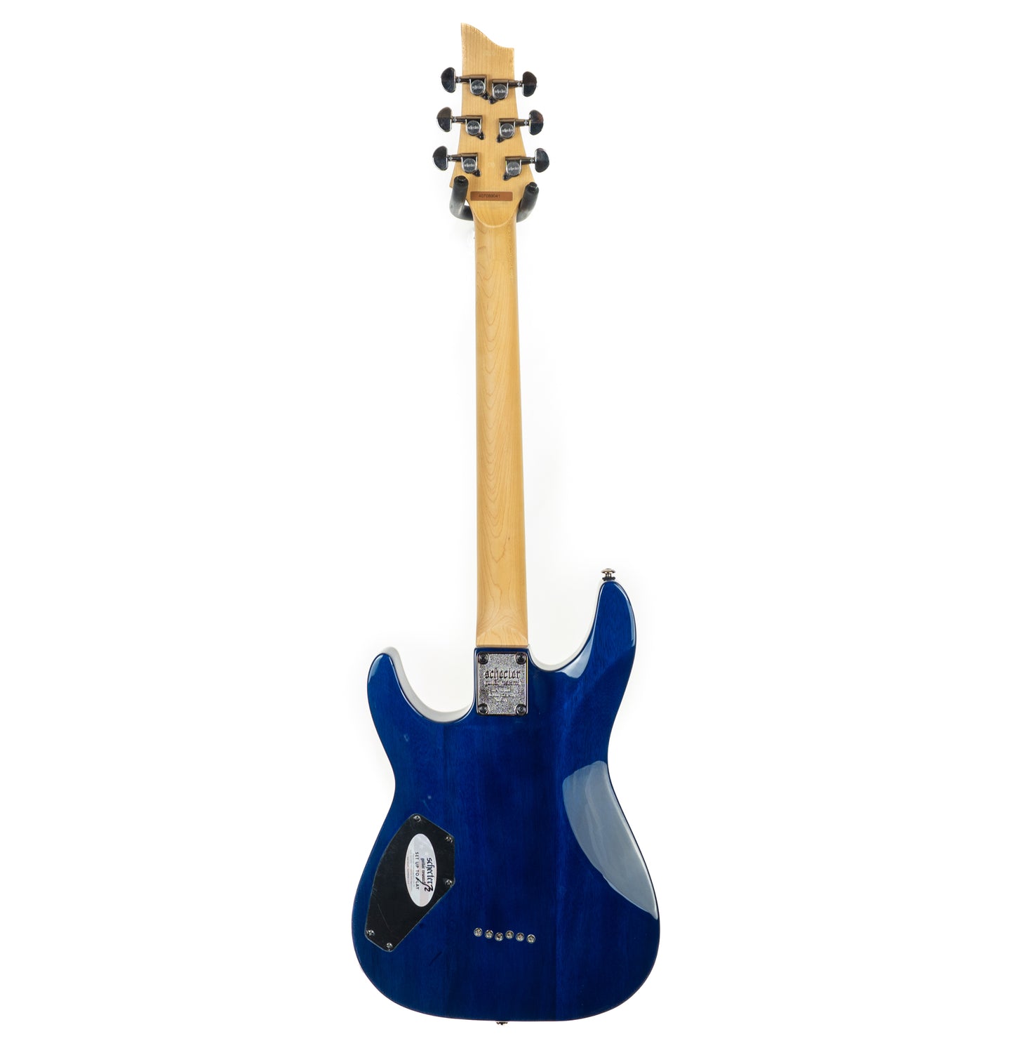 Schecter Omen Extreme-6 Ocean blue burst electric guitar