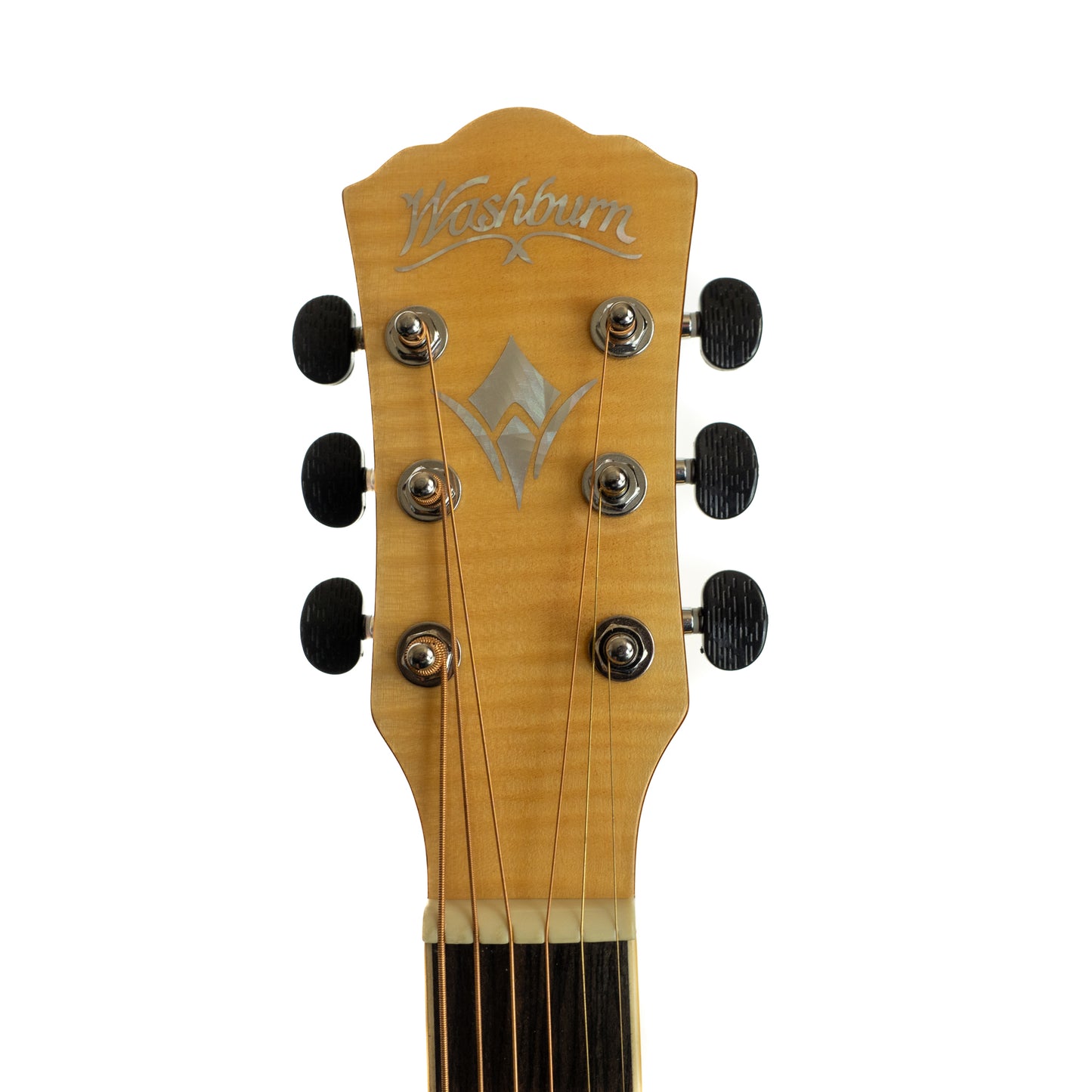 Washburn Apprentice GA Flame Maple cutaway electric acoustic guitar AG40CEK