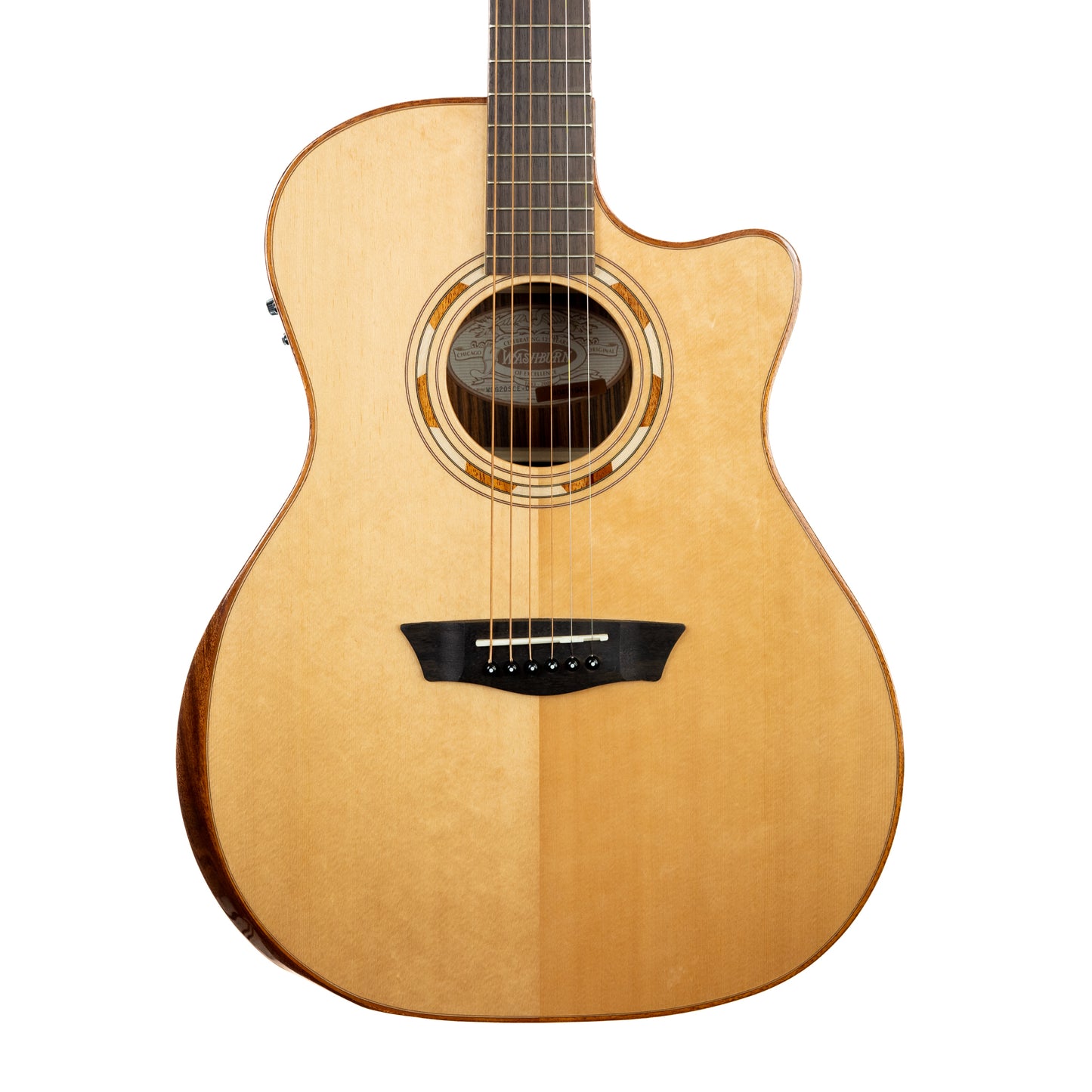 Washburn WCG20SCE comfort series cutaway acoustic/electric guitar grand auditorium