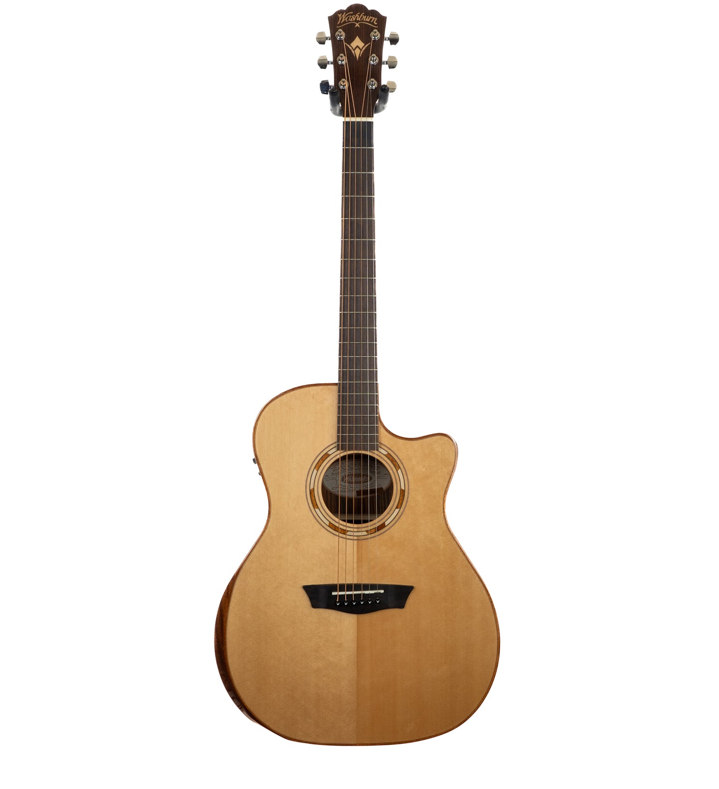 Washburn WCG20SCE comfort series cutaway acoustic/electric guitar grand auditorium