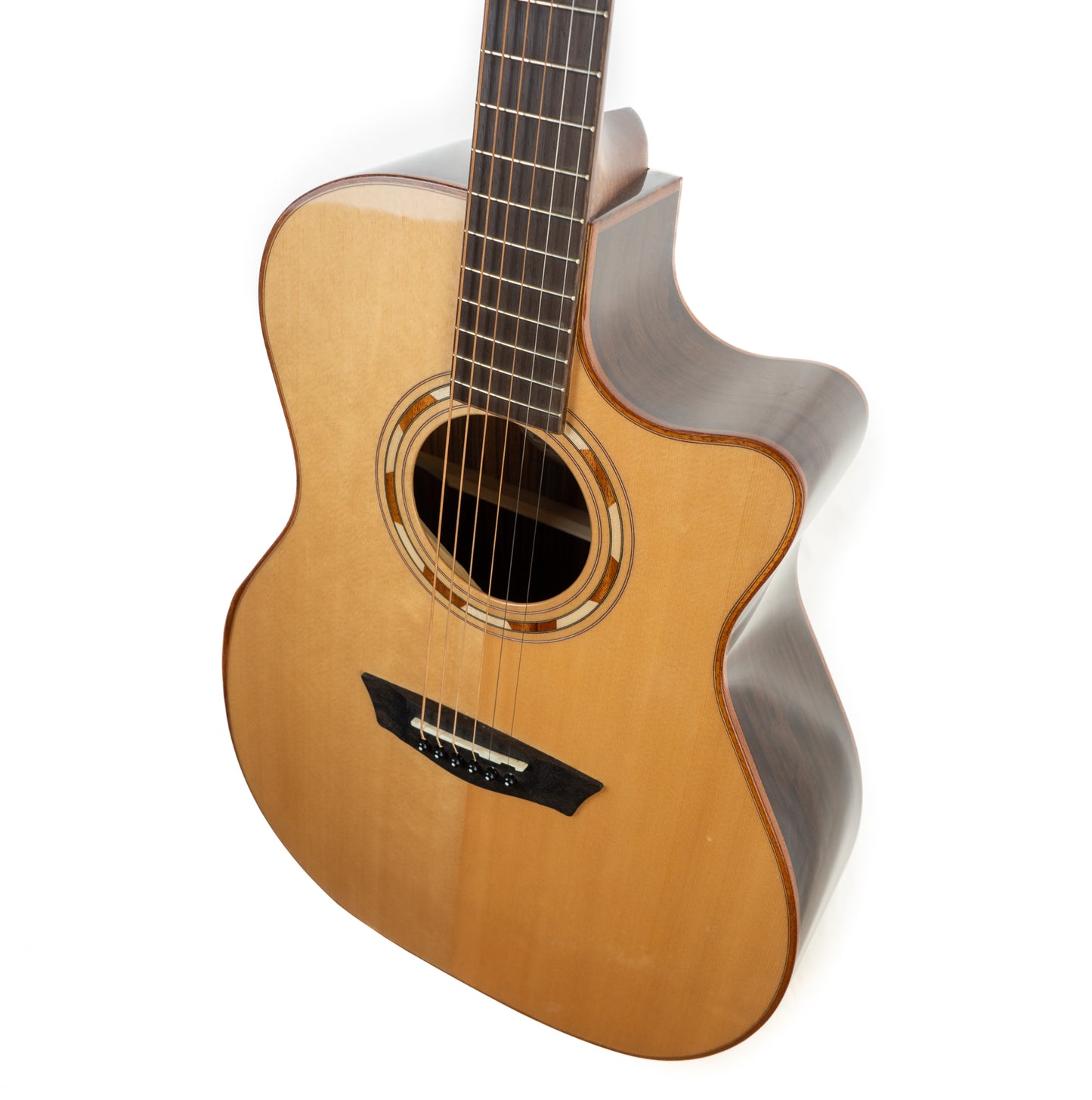 Washburn WCG20SCE comfort series cutaway acoustic/electric guitar grand auditorium