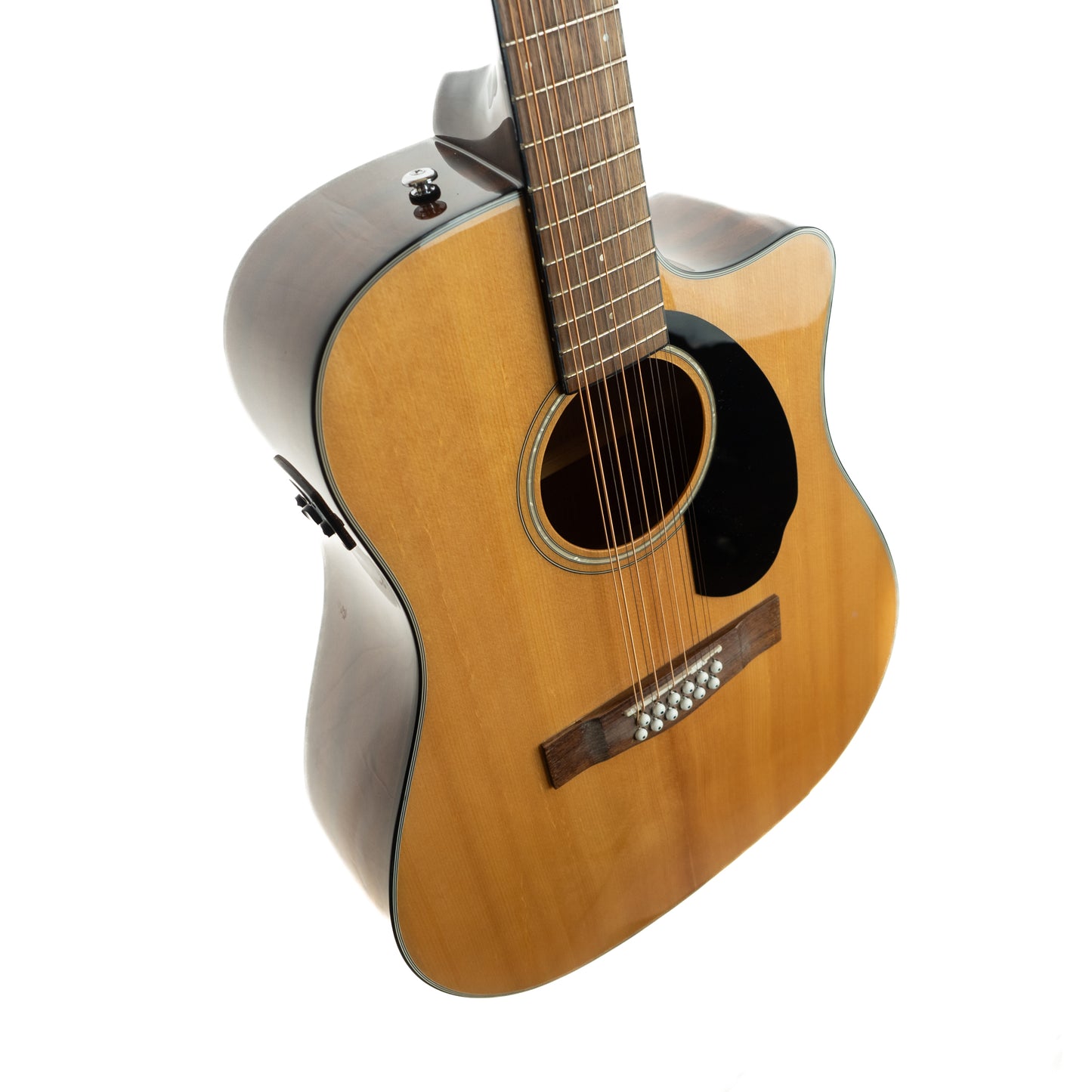 Fender CD-60SCE Dreadnought 12-string natural acoustic electric guitar