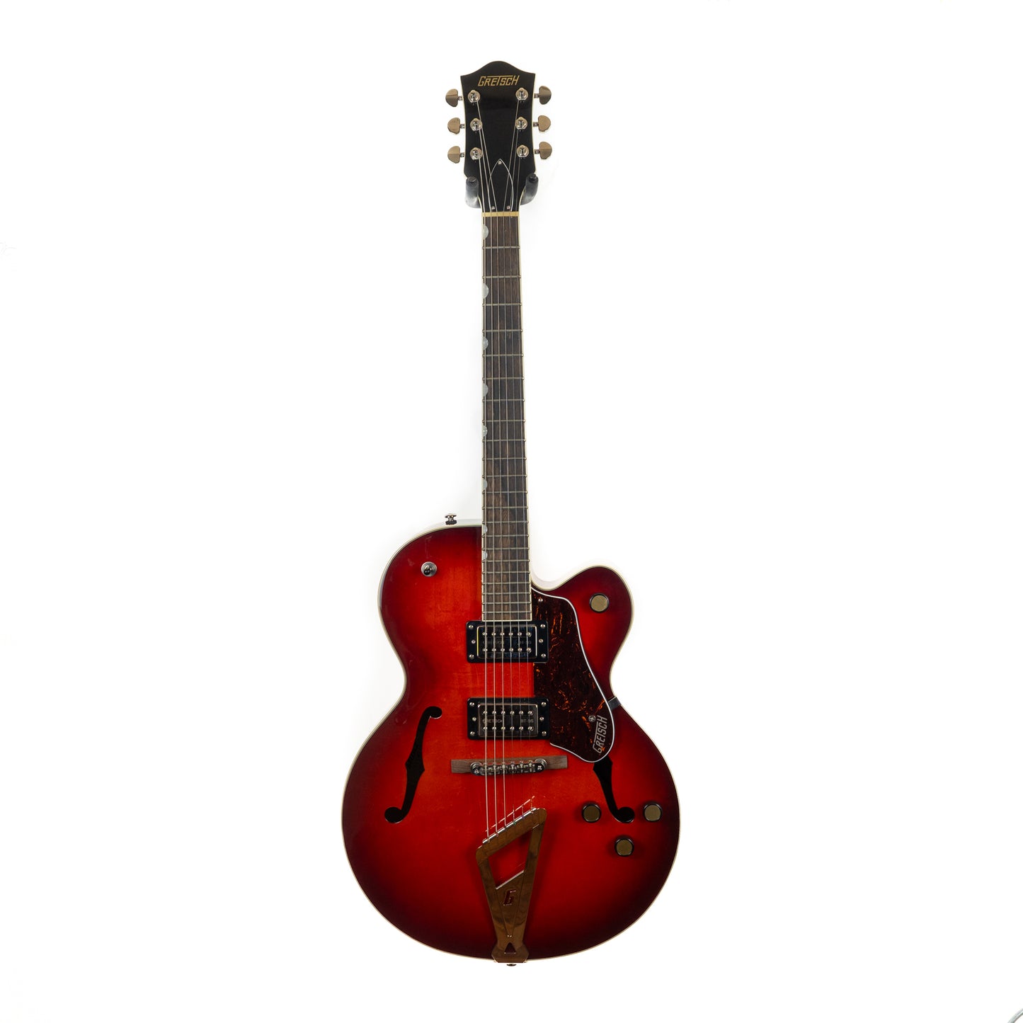 Gretsch G2420 Fireburst, semi-hollowbody electric guitar - pro repairs