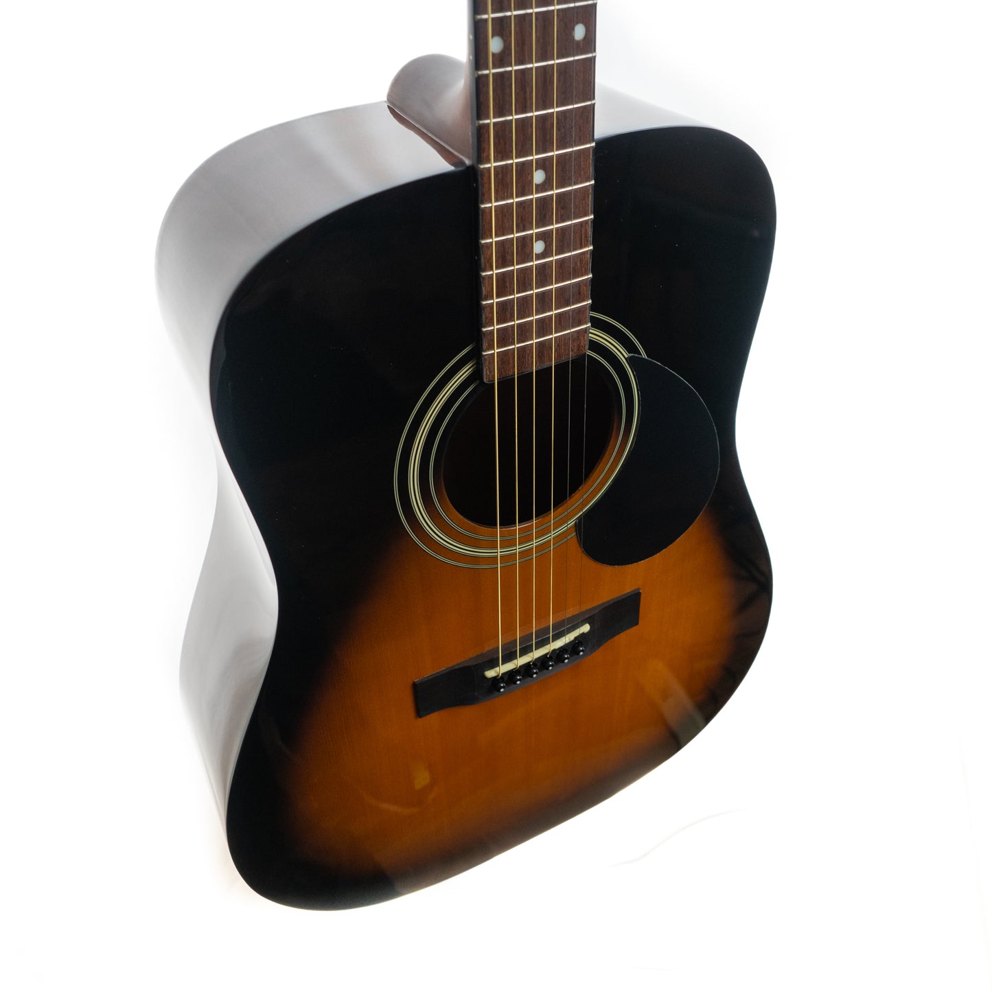 Samick SMS100VS dreadnought arched back acoustic guitar, deluxe!