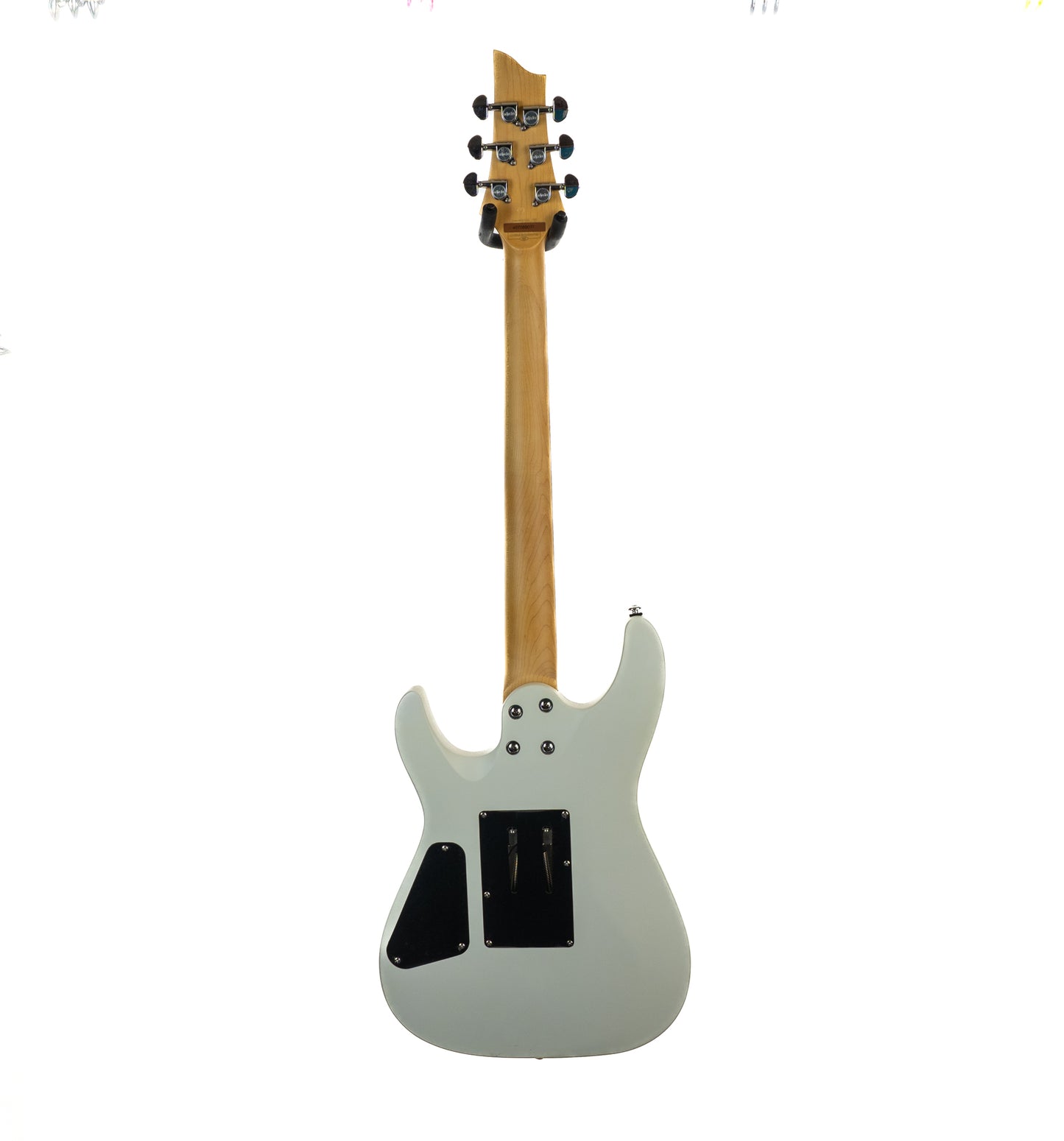 Schecter C-6 FR Deluxe satin white electric guitar - light finish flaws