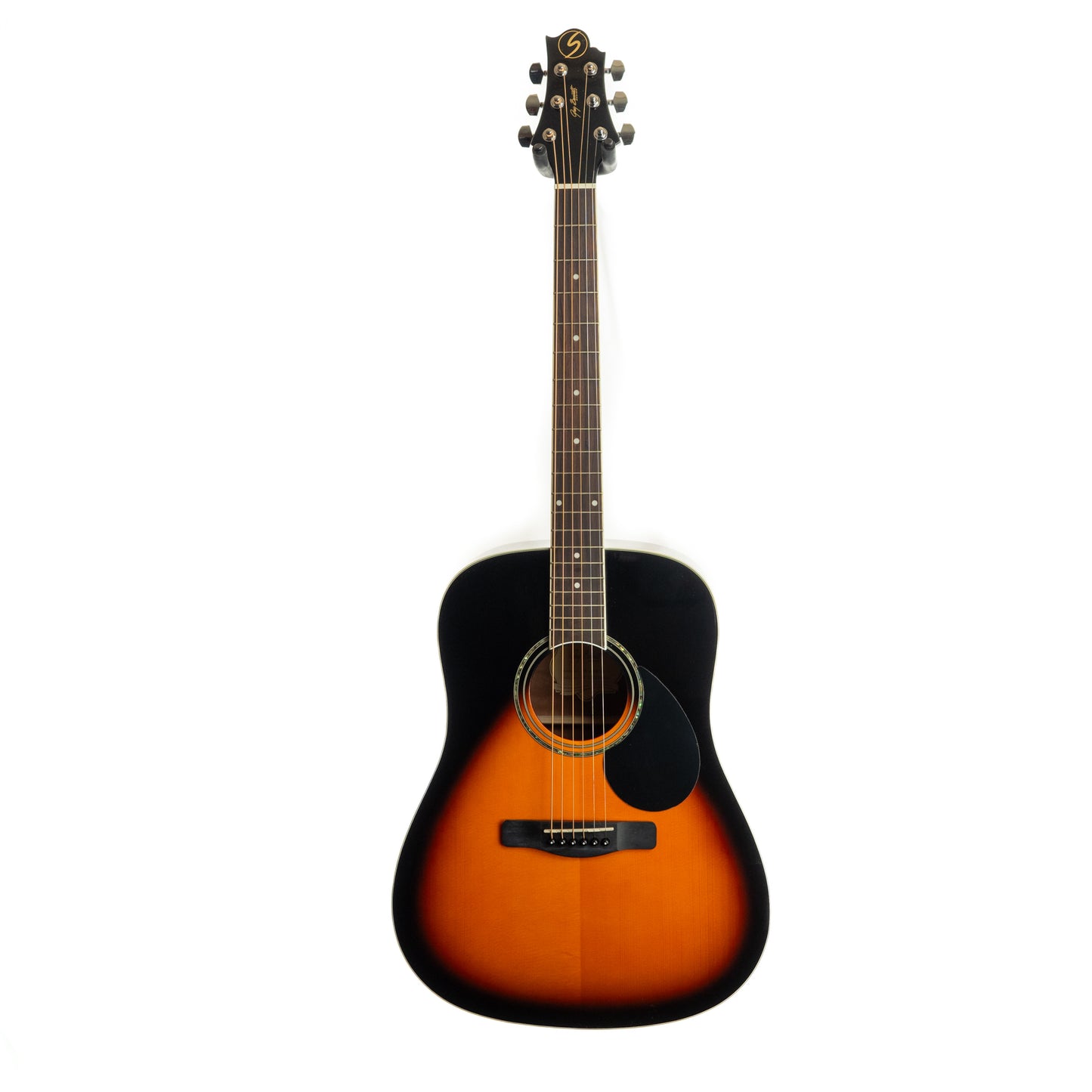 Samick GD100SVS dreadnought sunburst acoustic guitar - solid top, new old stock