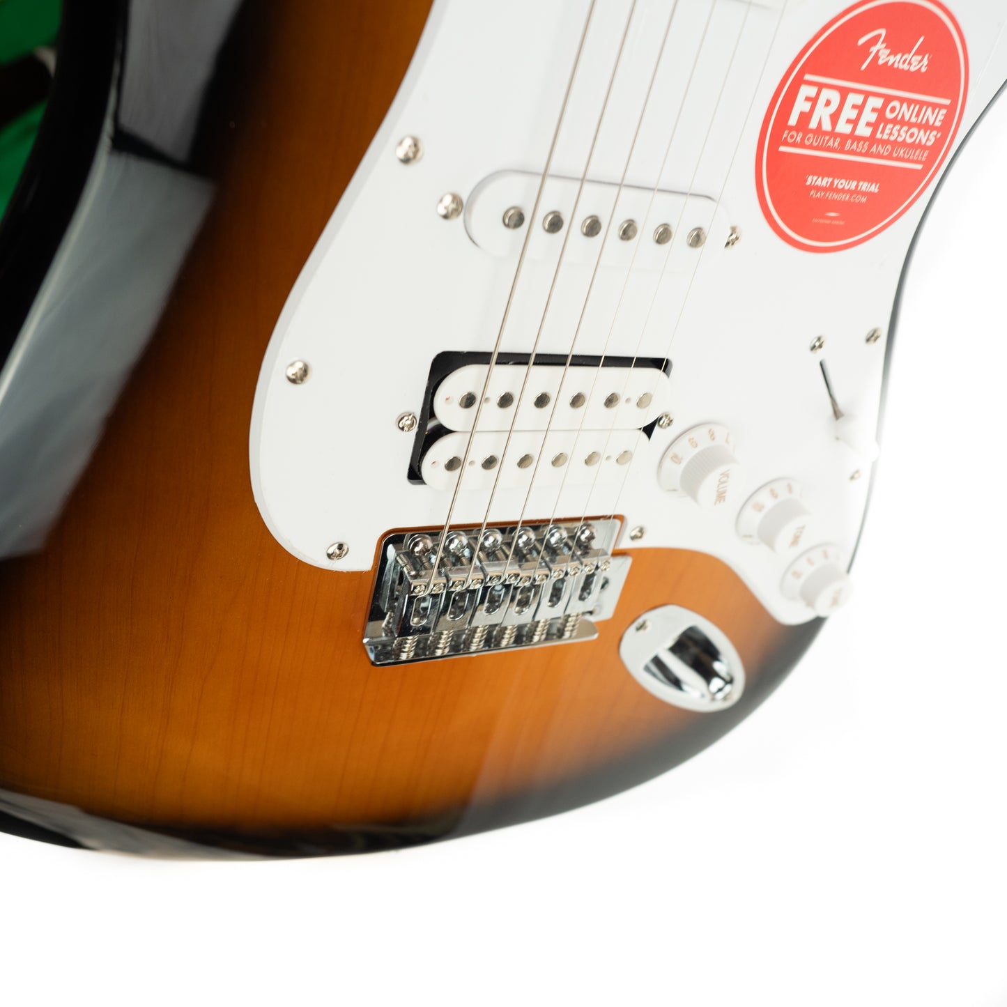 Squier Bullet Stratocaster HSS, laurel fingerboard, black sunburst electric guitar
