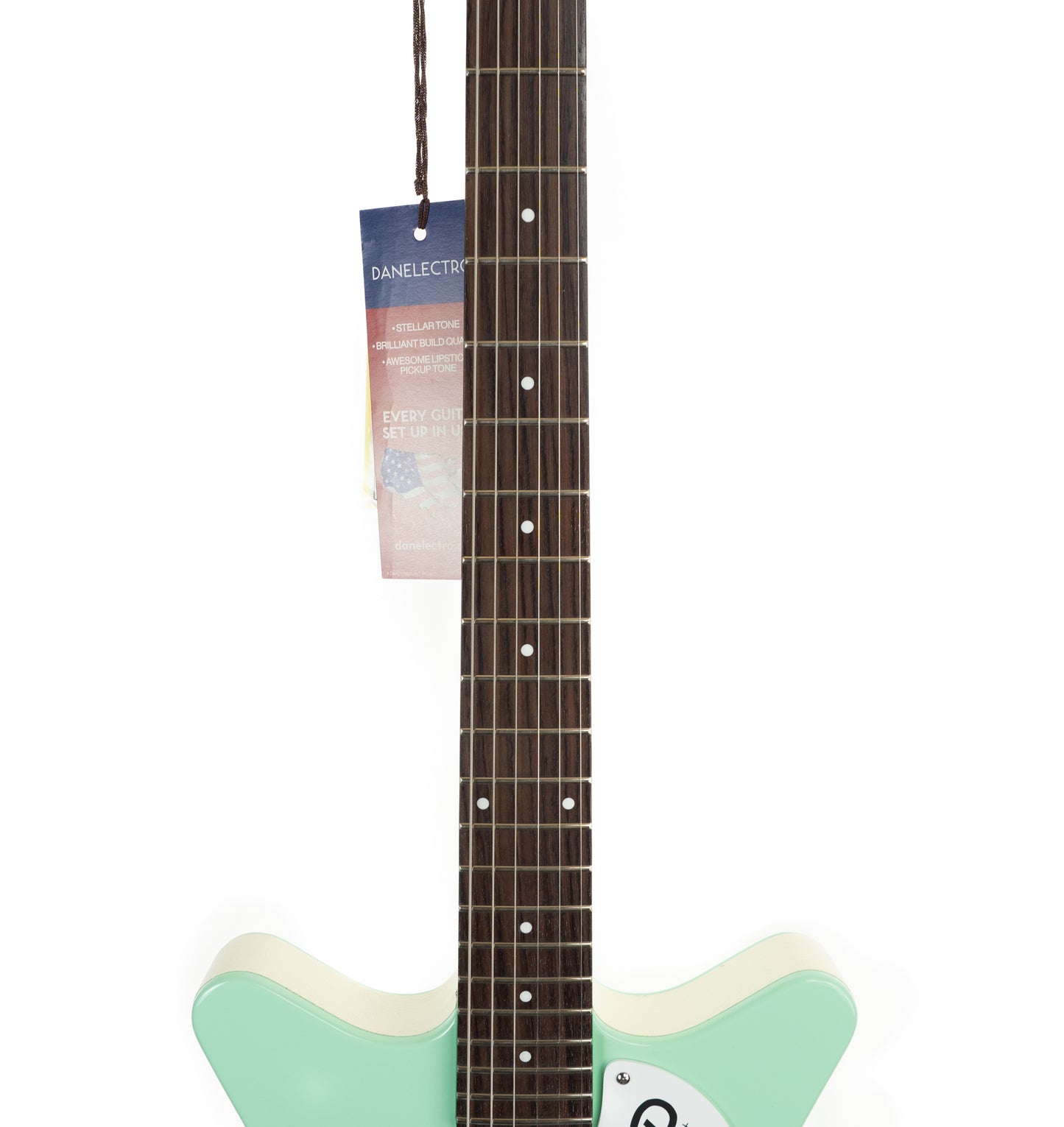 Danelectro '59 Mod NOS plus - Seafoam Green ultralight guitar 6lbs 6 ounces!
