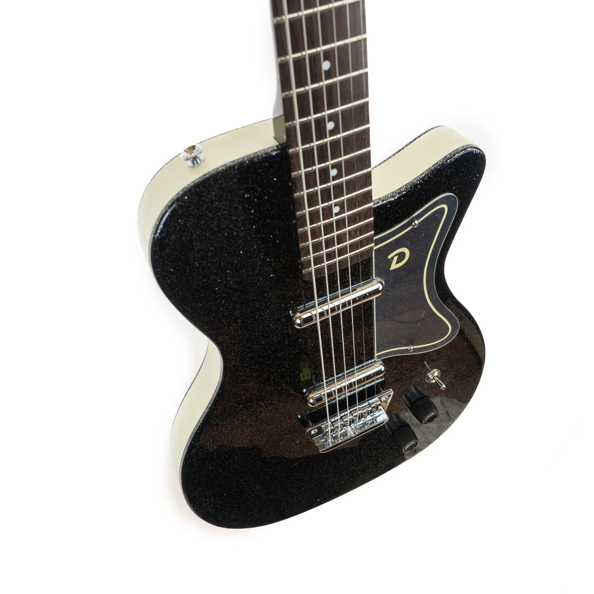 Danelectro 56 Baritone Black Metalflake electric guitar 6lbs, 11 ounce ...