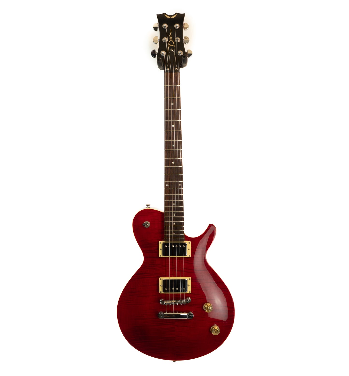 Dean EVO special flame maple top, red, with gigbag, pro repairs.