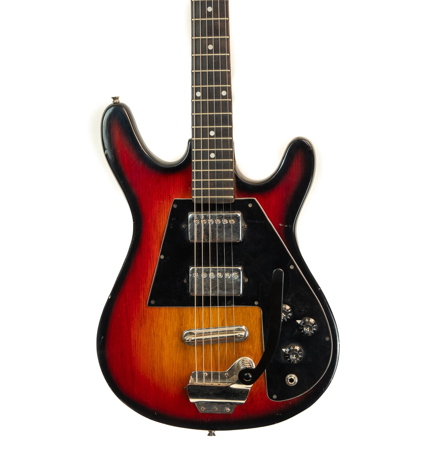 No name Kawai? possibly MIJ style electric guitar, sunburst ultralight, 6lbs, 1oz.