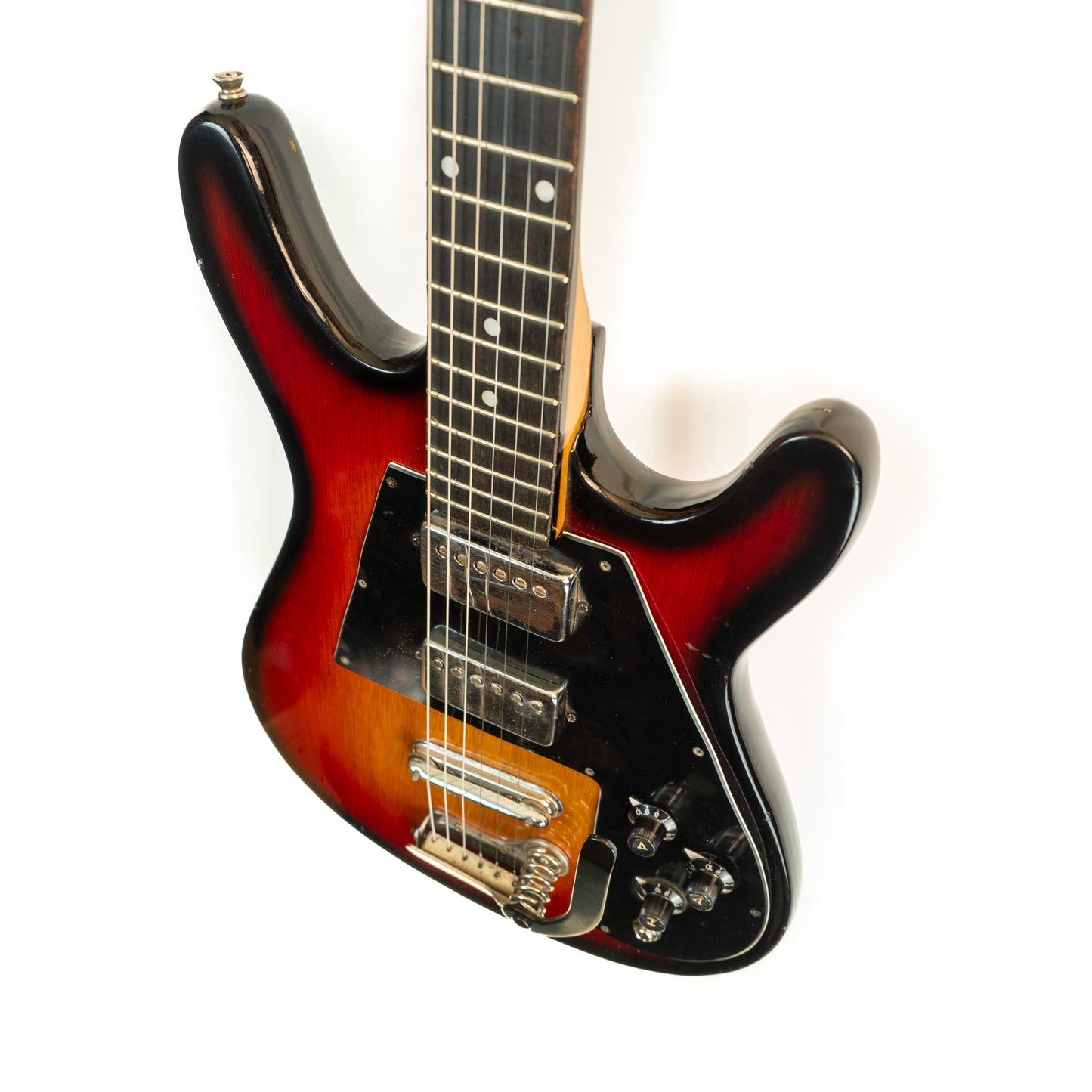 No name Kawai? possibly MIJ style electric guitar, sunburst ultralight, 6lbs, 1oz.