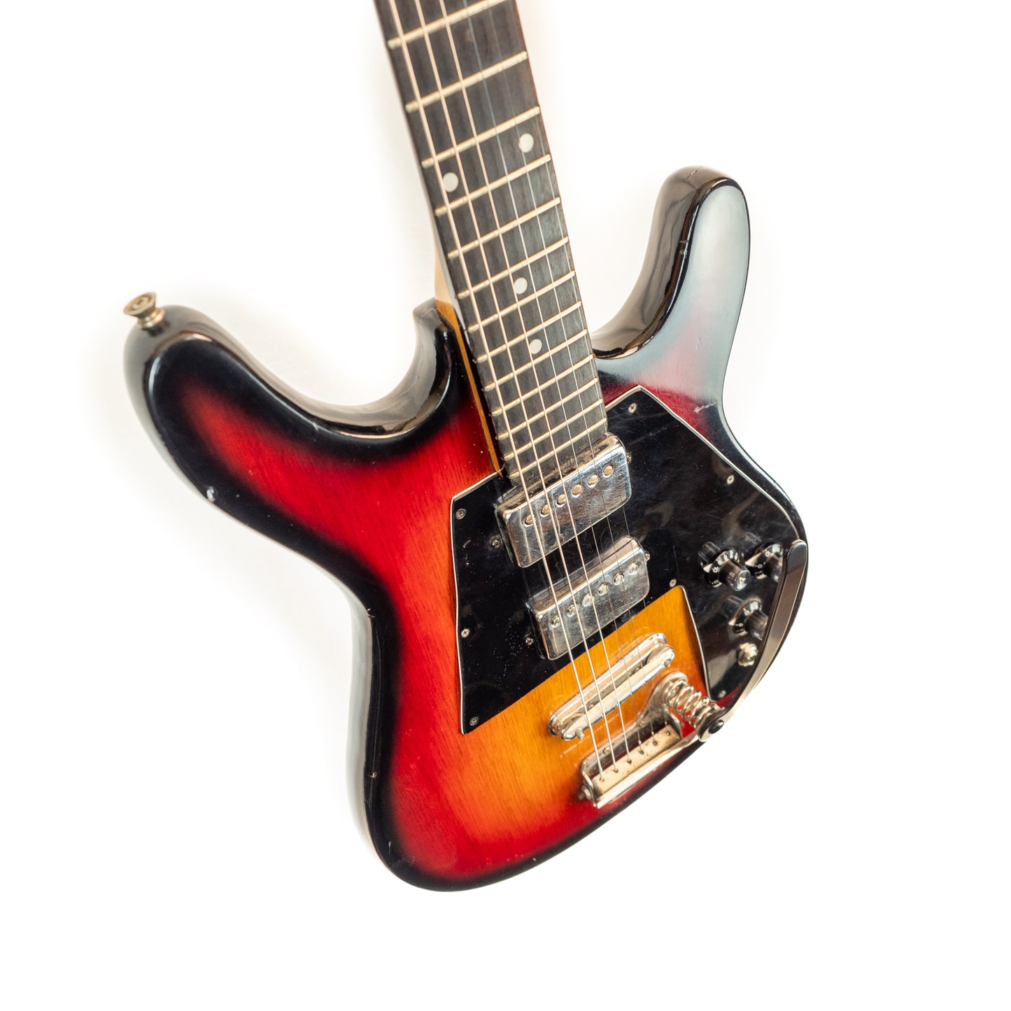 No name Kawai? possibly MIJ style electric guitar, sunburst ultralight, 6lbs, 1oz.