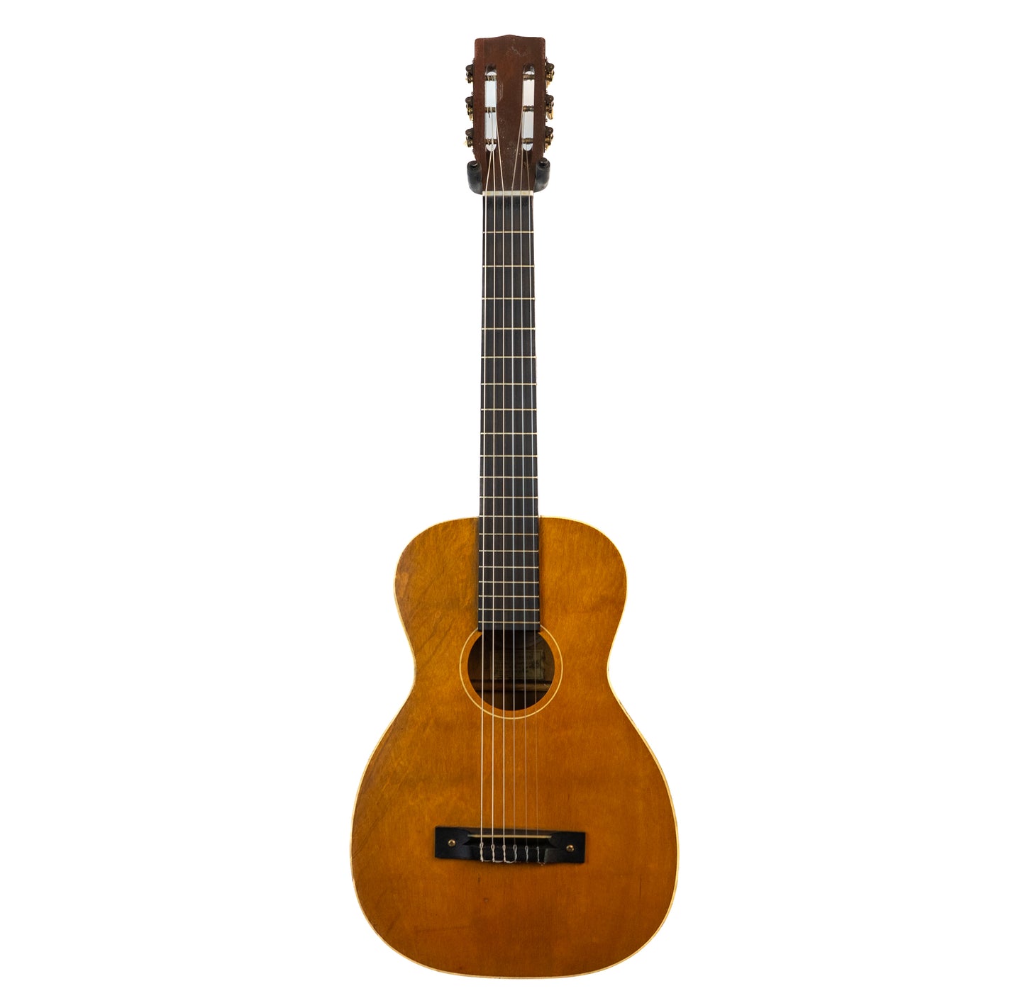 Harmony ? classical acoustic guitar, natural top, reglued bridge.