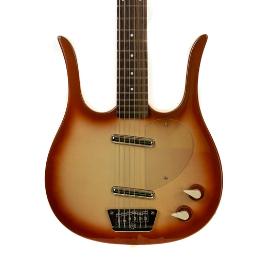 Danelectro Longhorn baritone copperburst electric guitar 6lbs 6oz- new