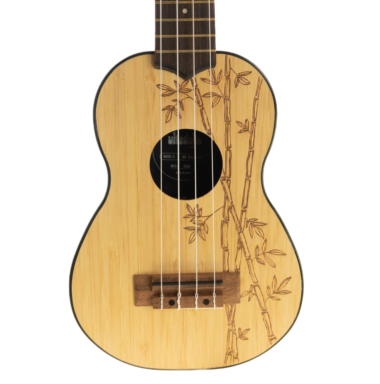 Kala Bamboo Soprano Ukulele with tote bag