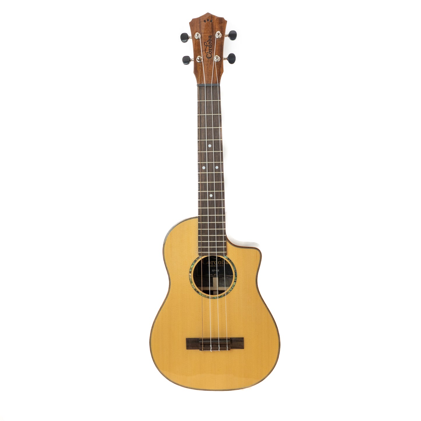 Cordoba 35T-CE S cutaway electric/acoustic tenor ukulele with gigbag
