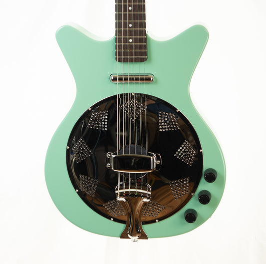 DANELETRO 59 RESONATOR-VINTAGE AQUA electric guitar, brand new, authorized dealer.