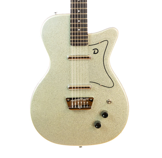 DANELECTRO 56 VINTAGE BARITONE - Silver Metalflake new, authorized dealer