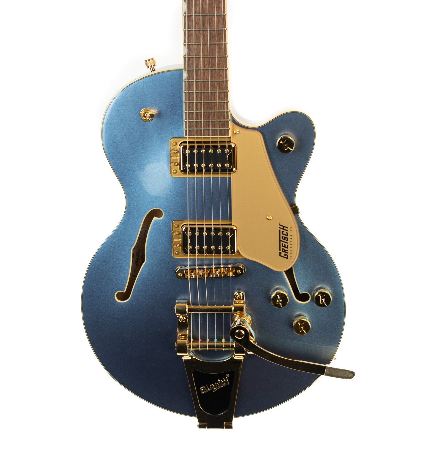 Gretsch G5655TG Electromatic Center Block Jr. Single-Cut With Bigsby Electric Guitar Cerulean Smoke