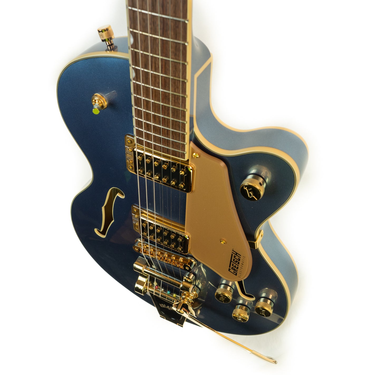 Gretsch G5655TG Electromatic Center Block Jr. Single-Cut With Bigsby Electric Guitar Cerulean Smoke