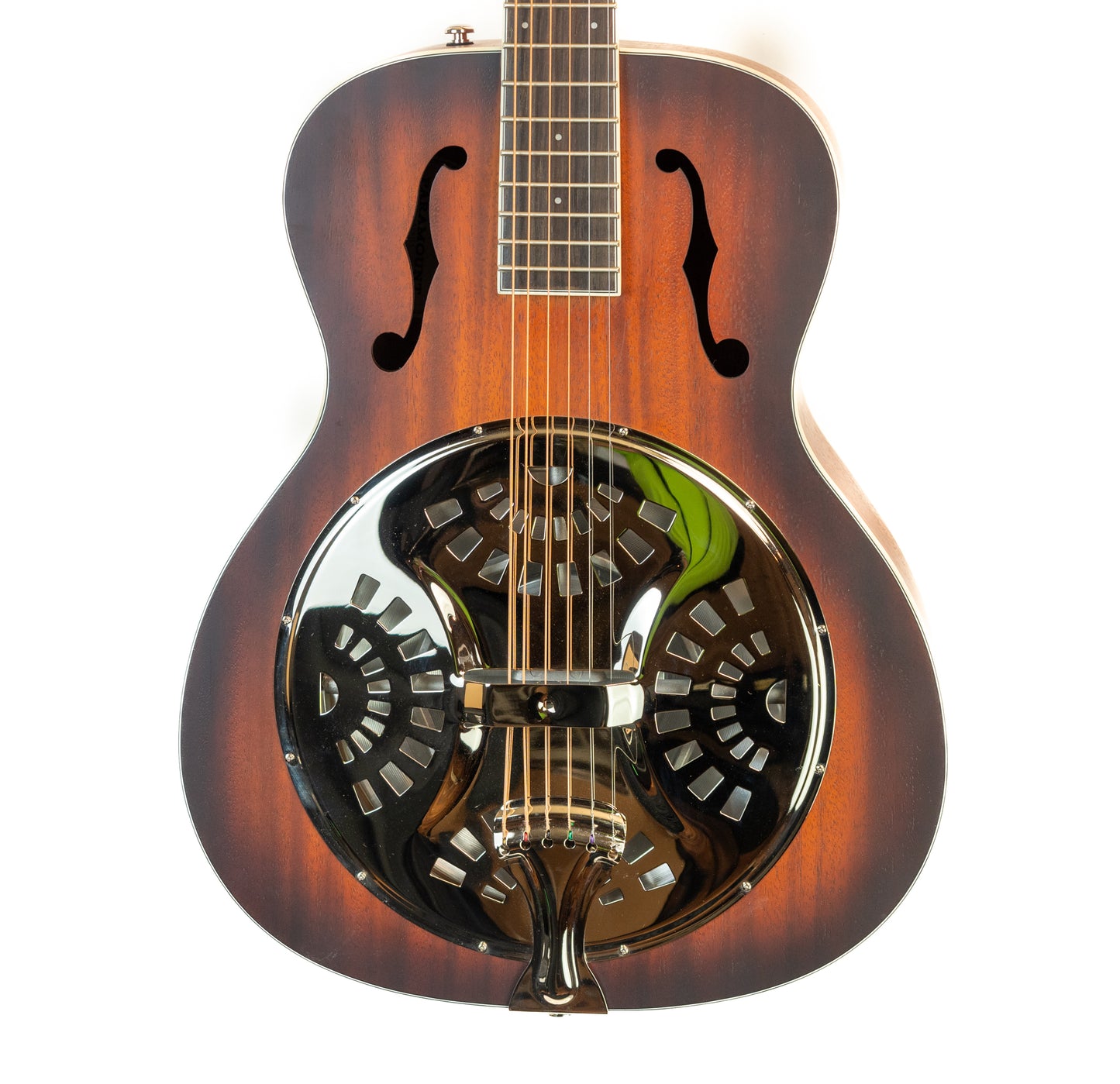 Fender Paramount PR-180E resonator acoustic/electric guitar aged cognac with HSC