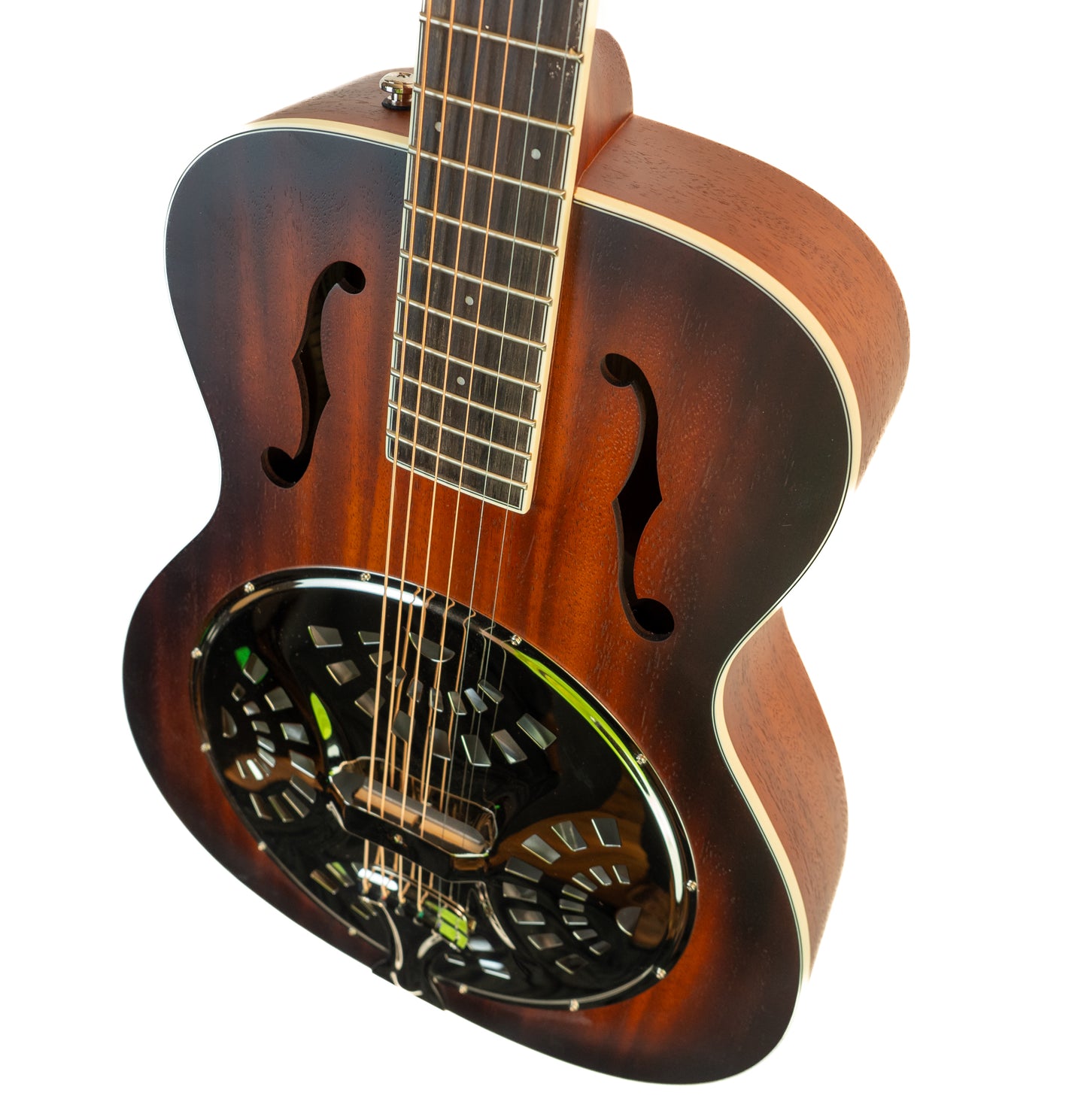 Fender Paramount PR-180E resonator acoustic/electric guitar aged cognac with HSC