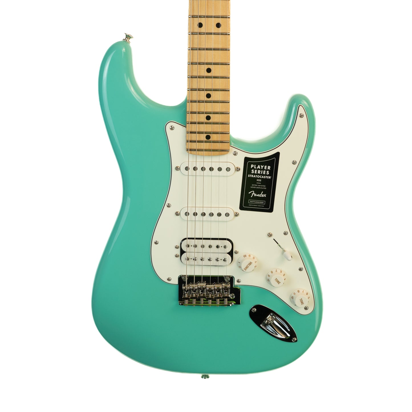 Fender Player Stratocaster HSS, maple fingerboard, Seafoam green electric guitar