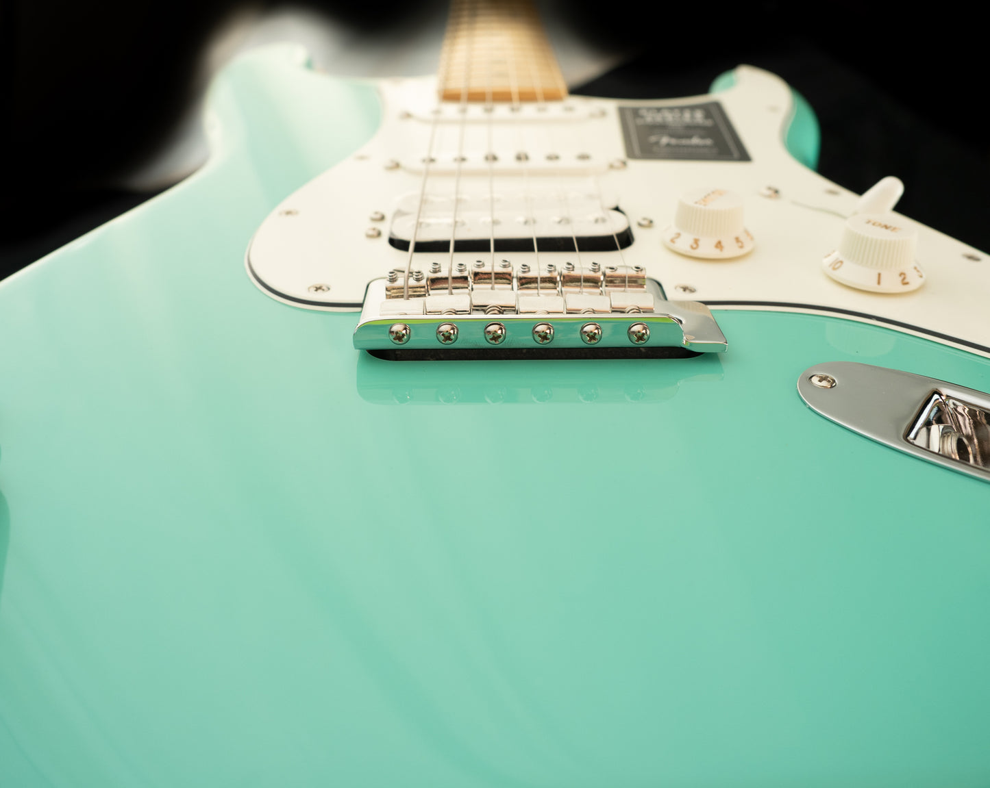 Fender Player Stratocaster HSS, maple fingerboard, Seafoam green electric guitar