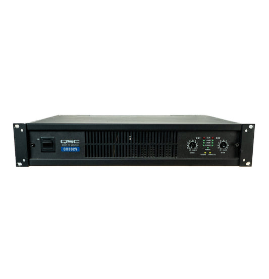 QSC CX302V 70 volt stereo power amplifier