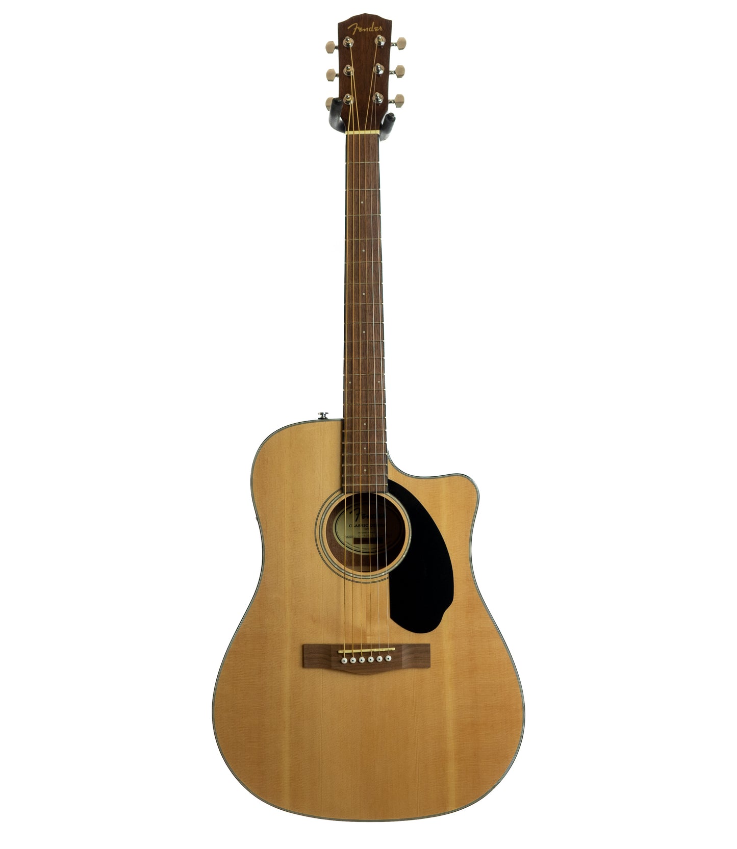 Fender CD-60SCE natural dreadnought acoustic electric cutaway guitar